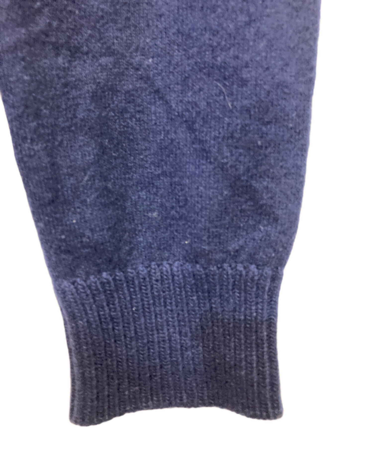 中古・古着通販】PRADA (プラダ) ウールカシミヤエルボーパッチニット