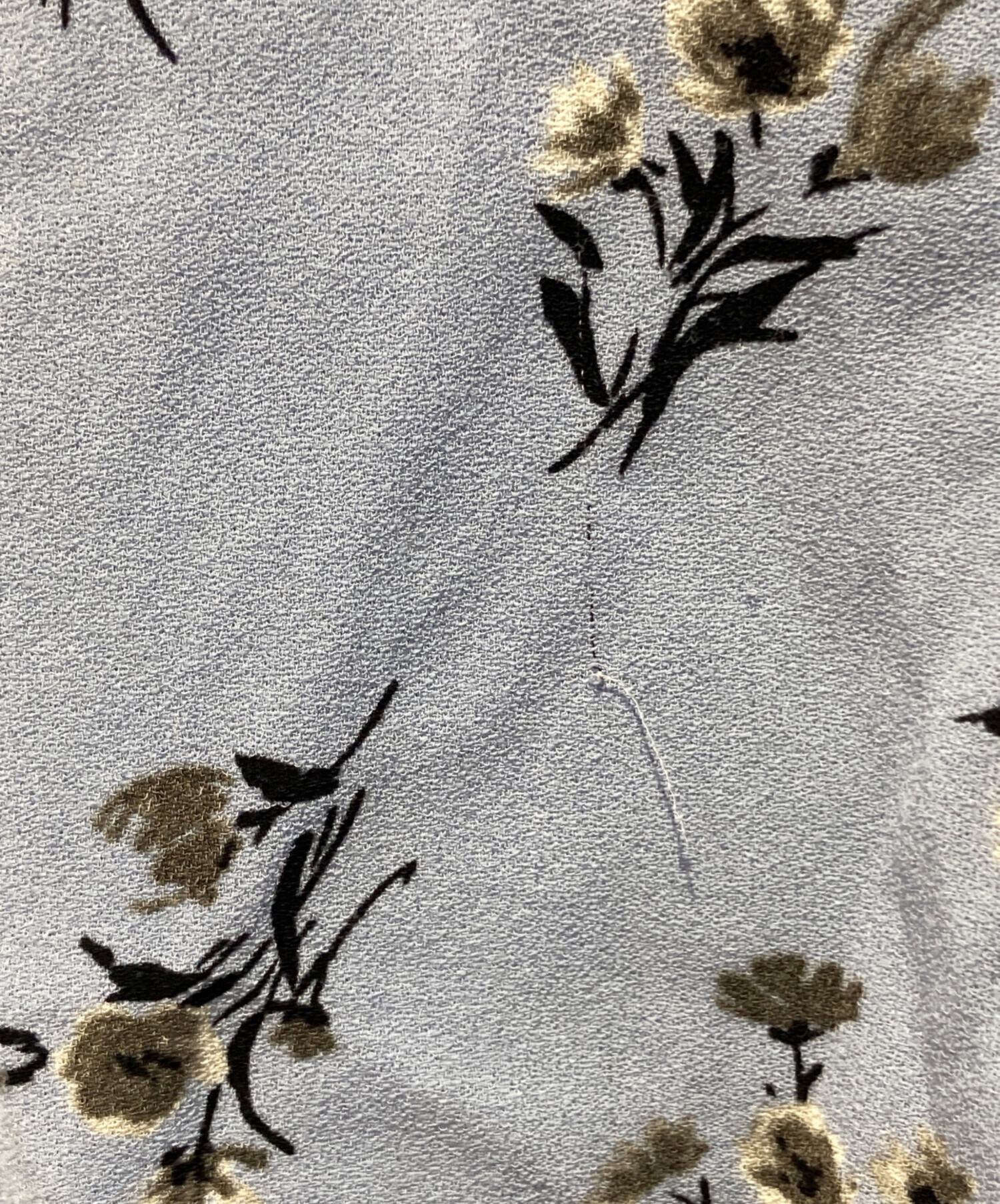 中古・古着通販】PRADA (プラダ) フラワープリントスカート ブルー