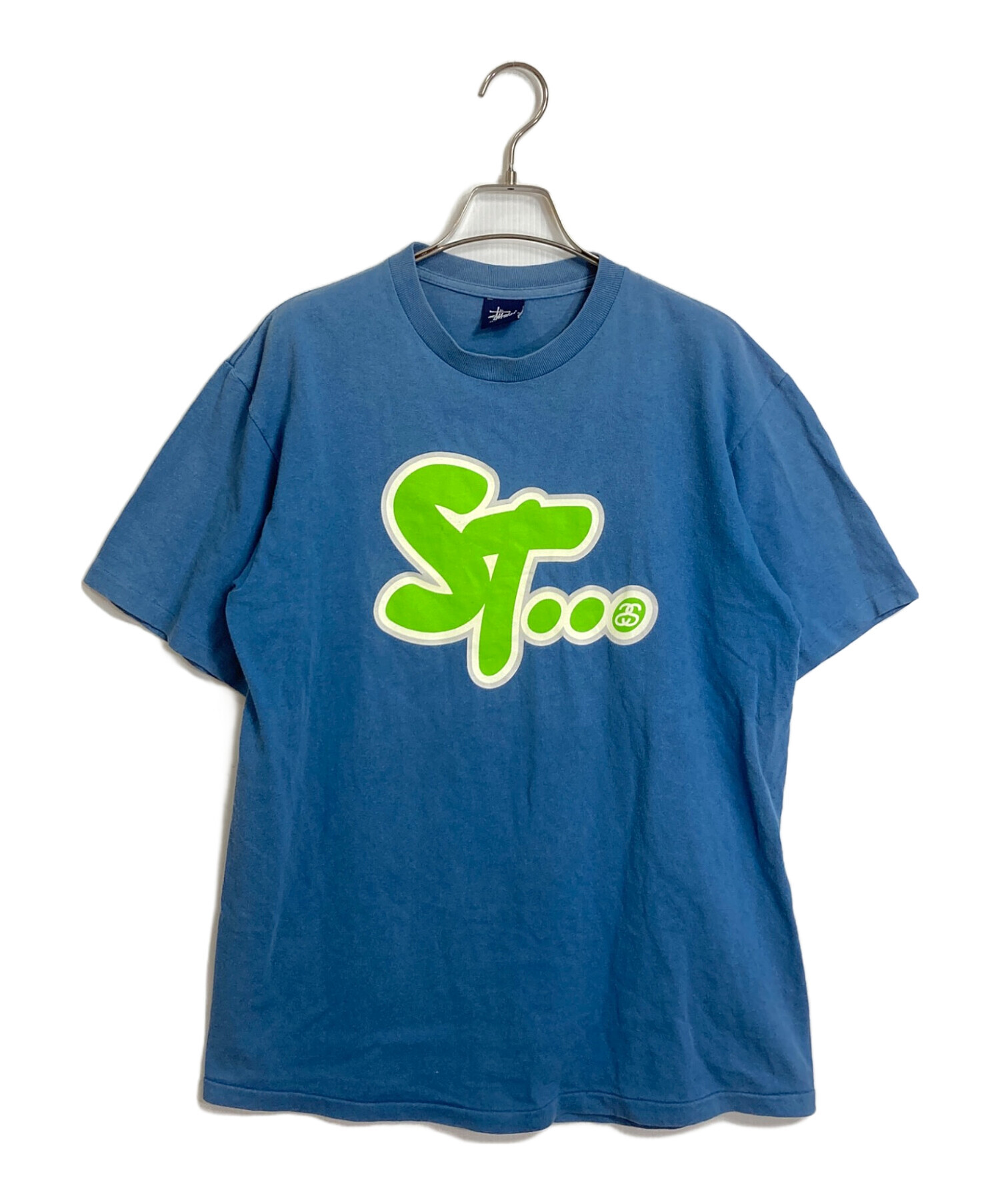中古・古着通販】stussy (ステューシー) 90'S STロゴTシャツ 紺タグ