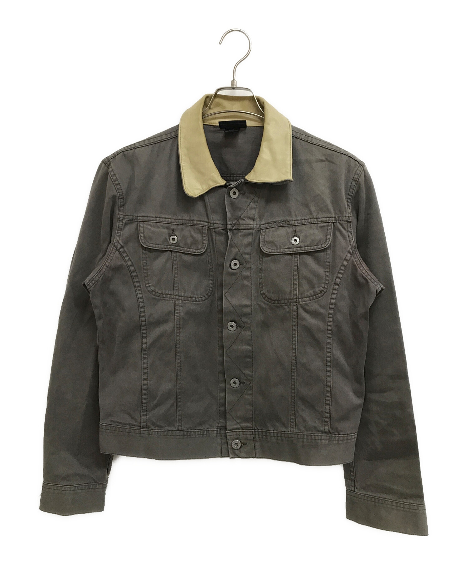 中古・古着通販】DIESEL (ディーゼル) 襟レザートラッカージャケット