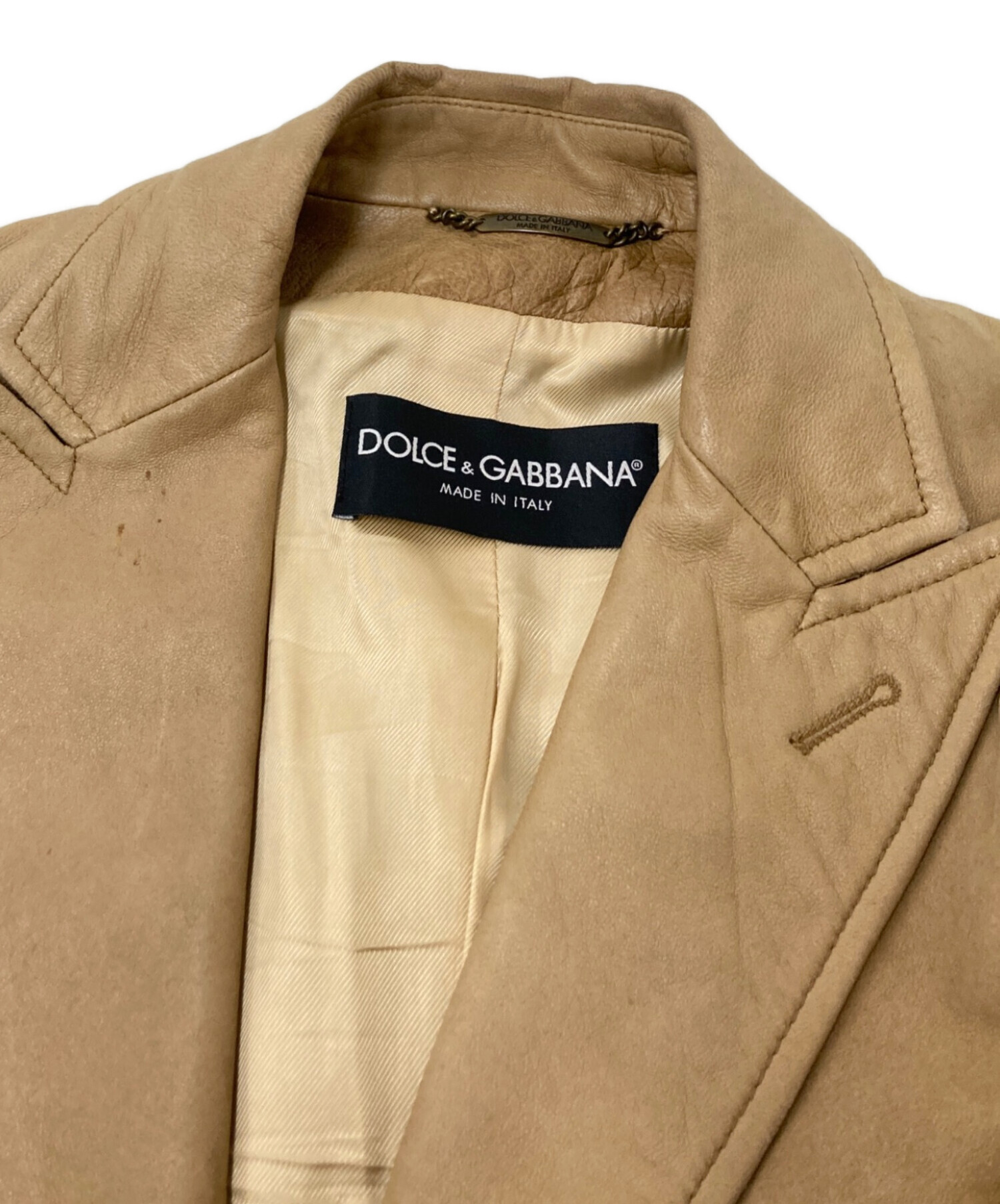 中古・古着通販】DOLCE & GABBANA (ドルチェ＆ガッバーナ) レザー