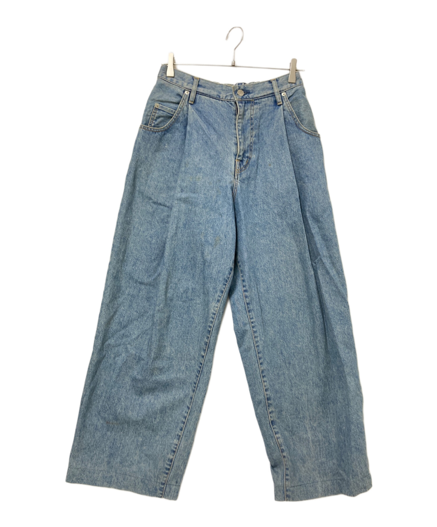 中古・古着通販】NEON SIGN (ネオンサイン) Wide denim slacks