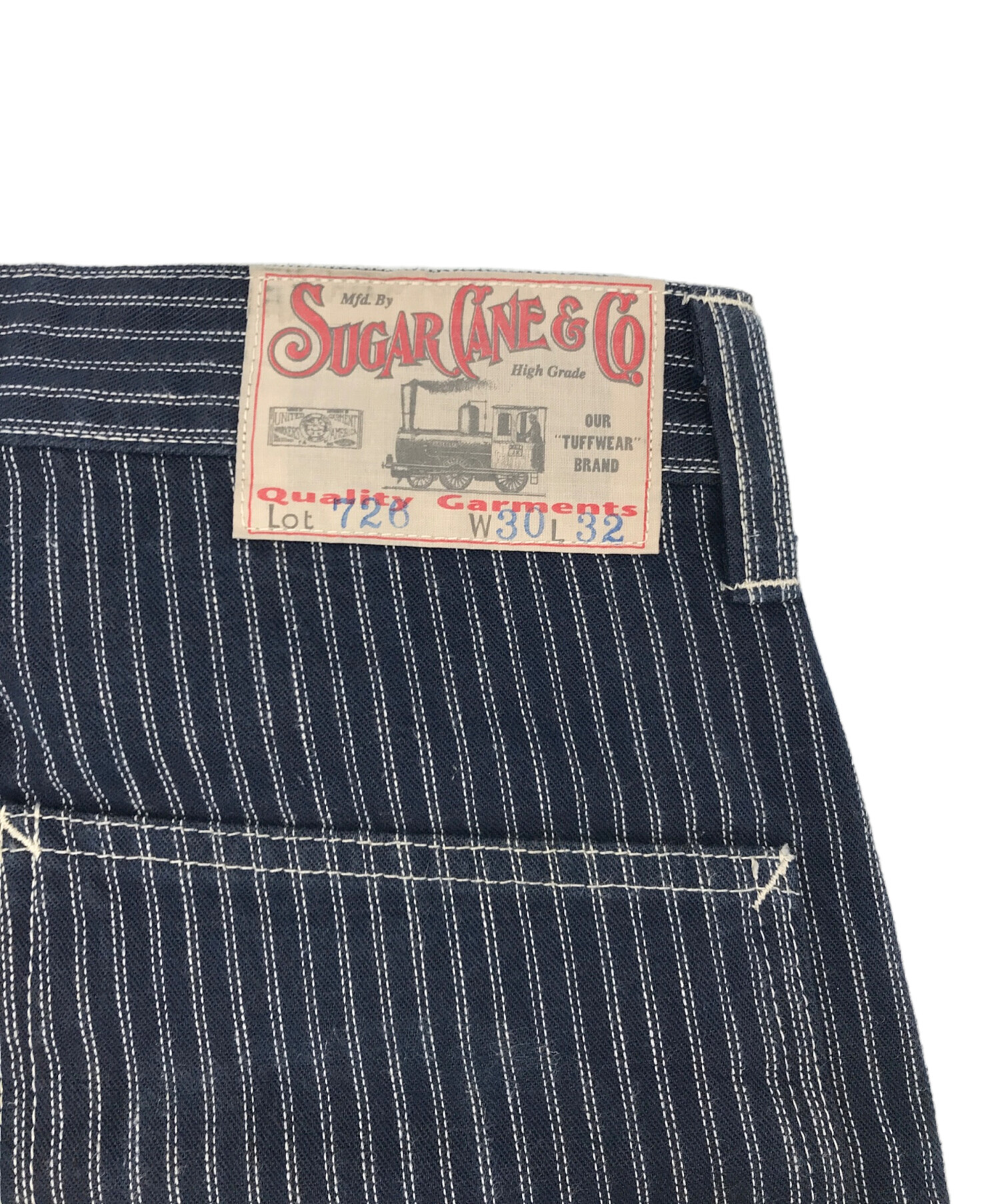 中古・古着通販】SUGAR CANE (シュガーケーン) ウォバッシュストライプ