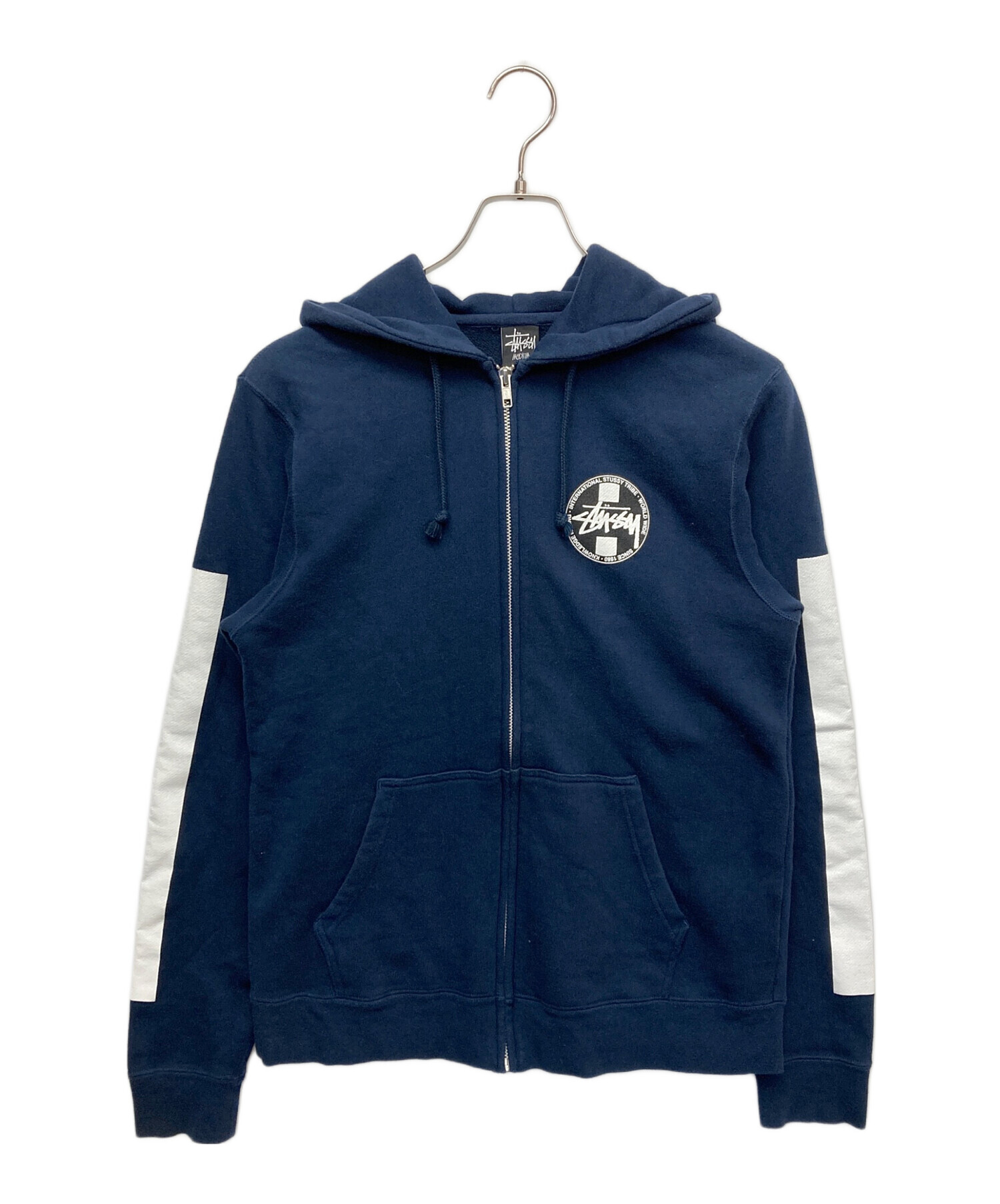 中古・古着通販】stussy (ステューシー) サークルロゴジップパーカー