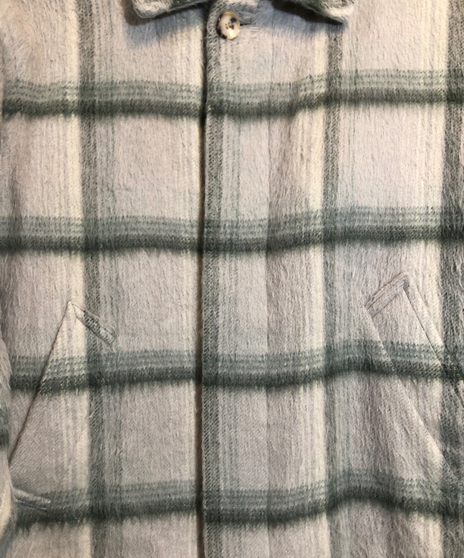 中古・古着通販】AURALEE (オーラリー) SURI ALPACA SHAGGY CHECK