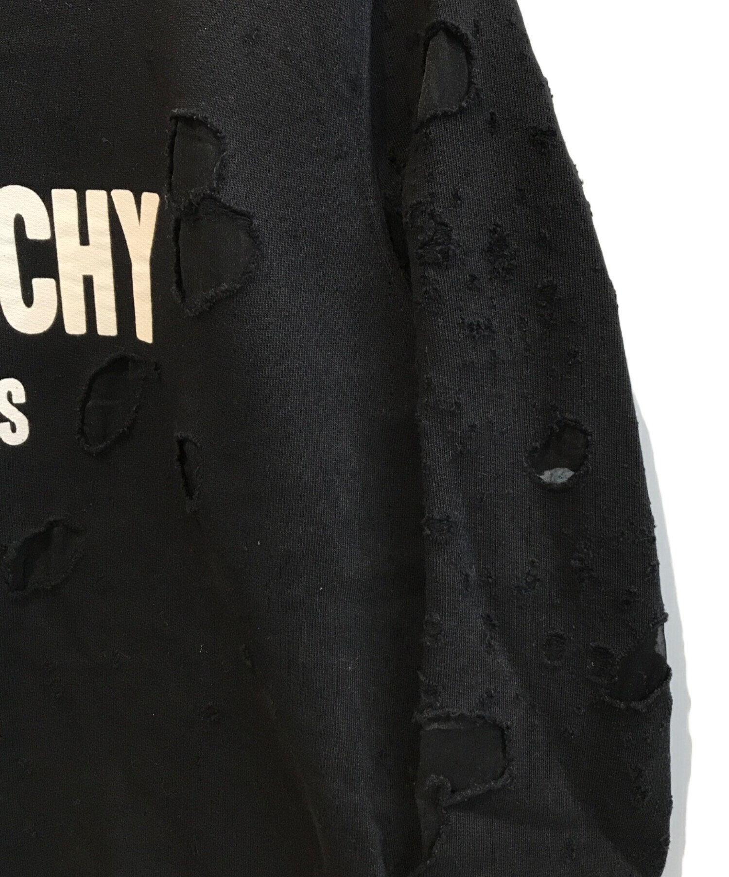 中古・古着通販】GIVENCHY (ジバンシィ) デストロイ加工ロゴプリント