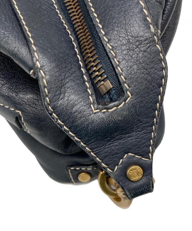 中古・古着通販】CELINE (セリーヌ) レザーミニボストンバック
