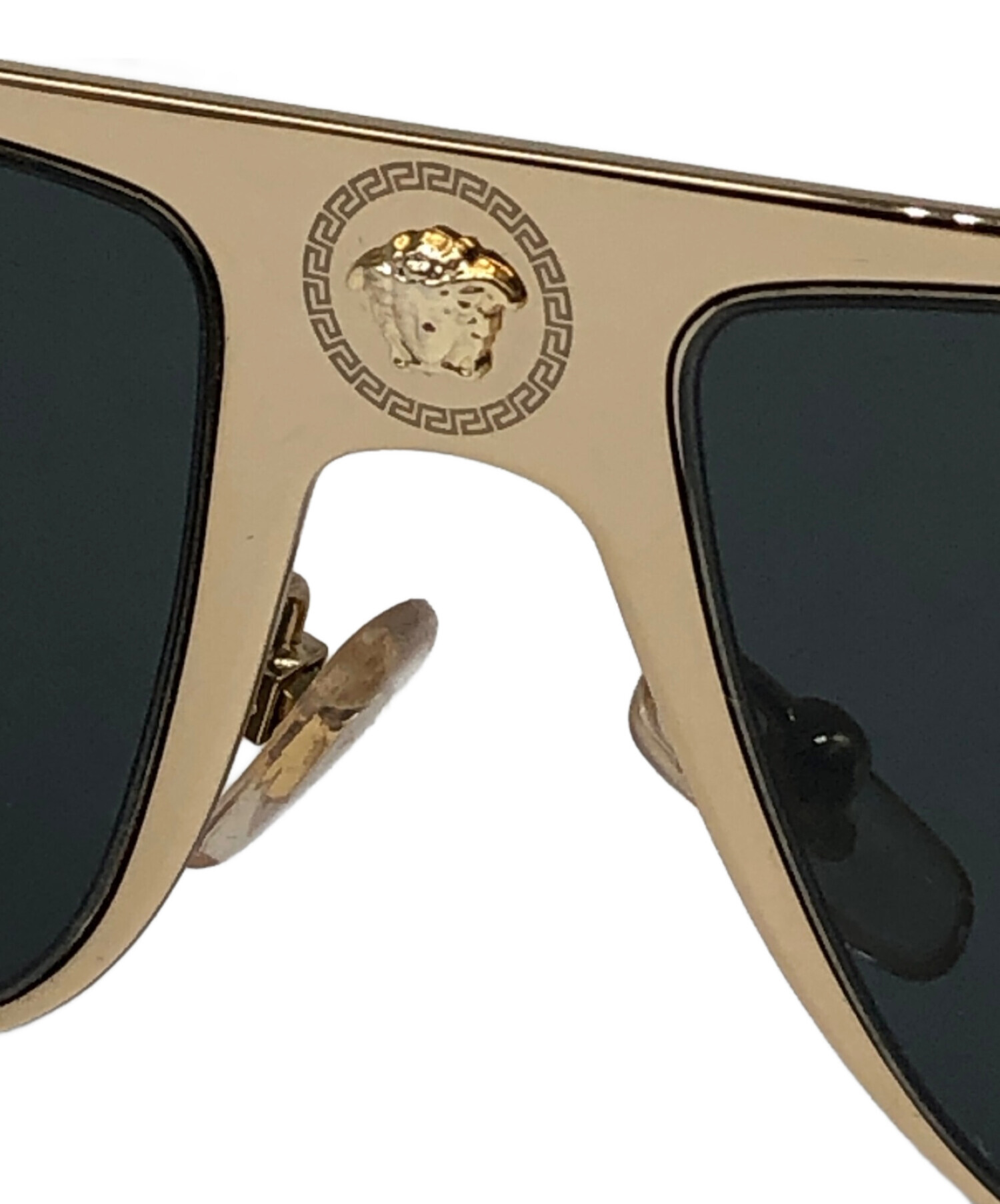 中古・古着通販】VERSACE (ヴェルサーチ) サングラス ゴールド
