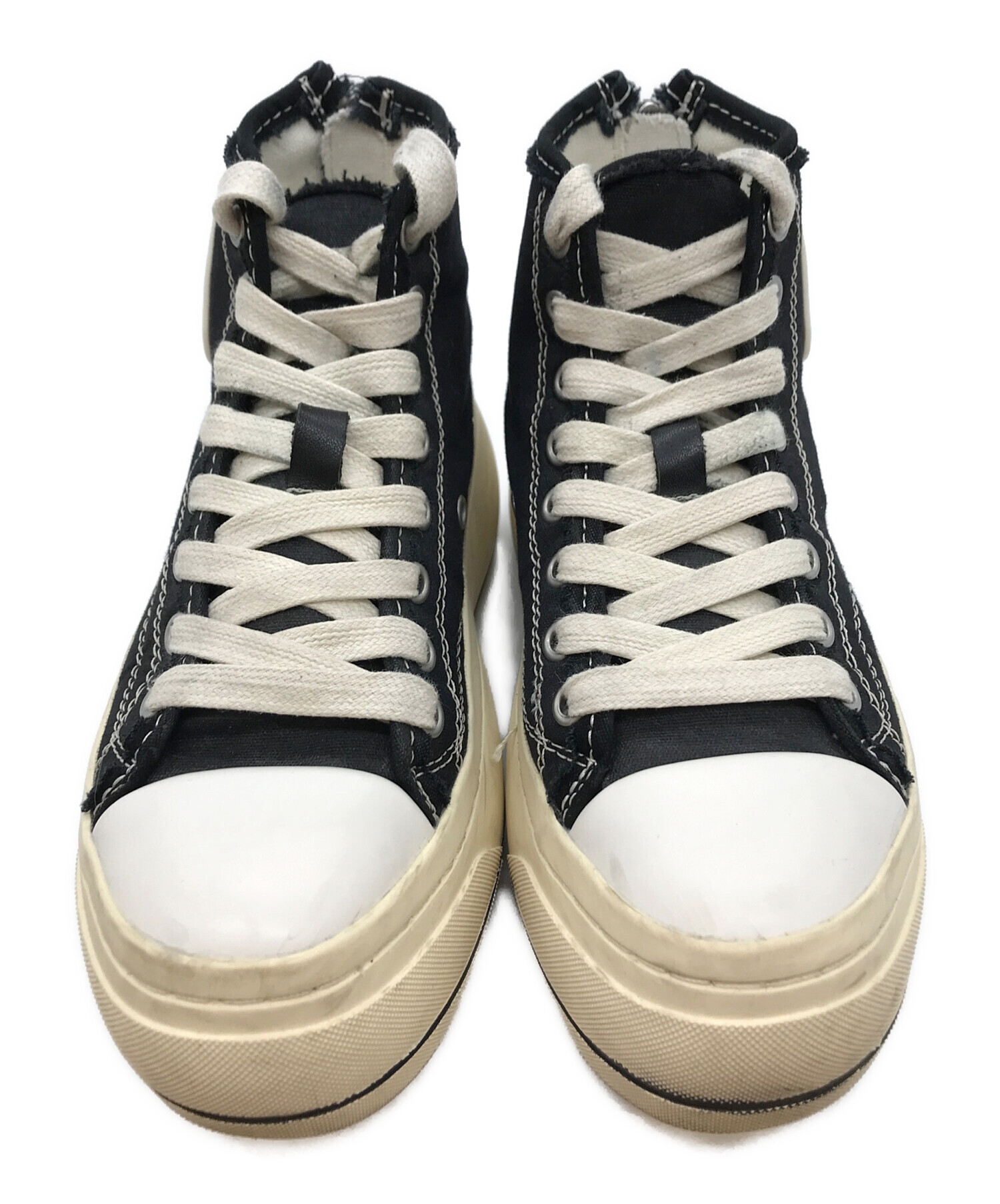 中古・古着通販】R13 (アールサーティン) HIGH TOP SNEAKER ブラック