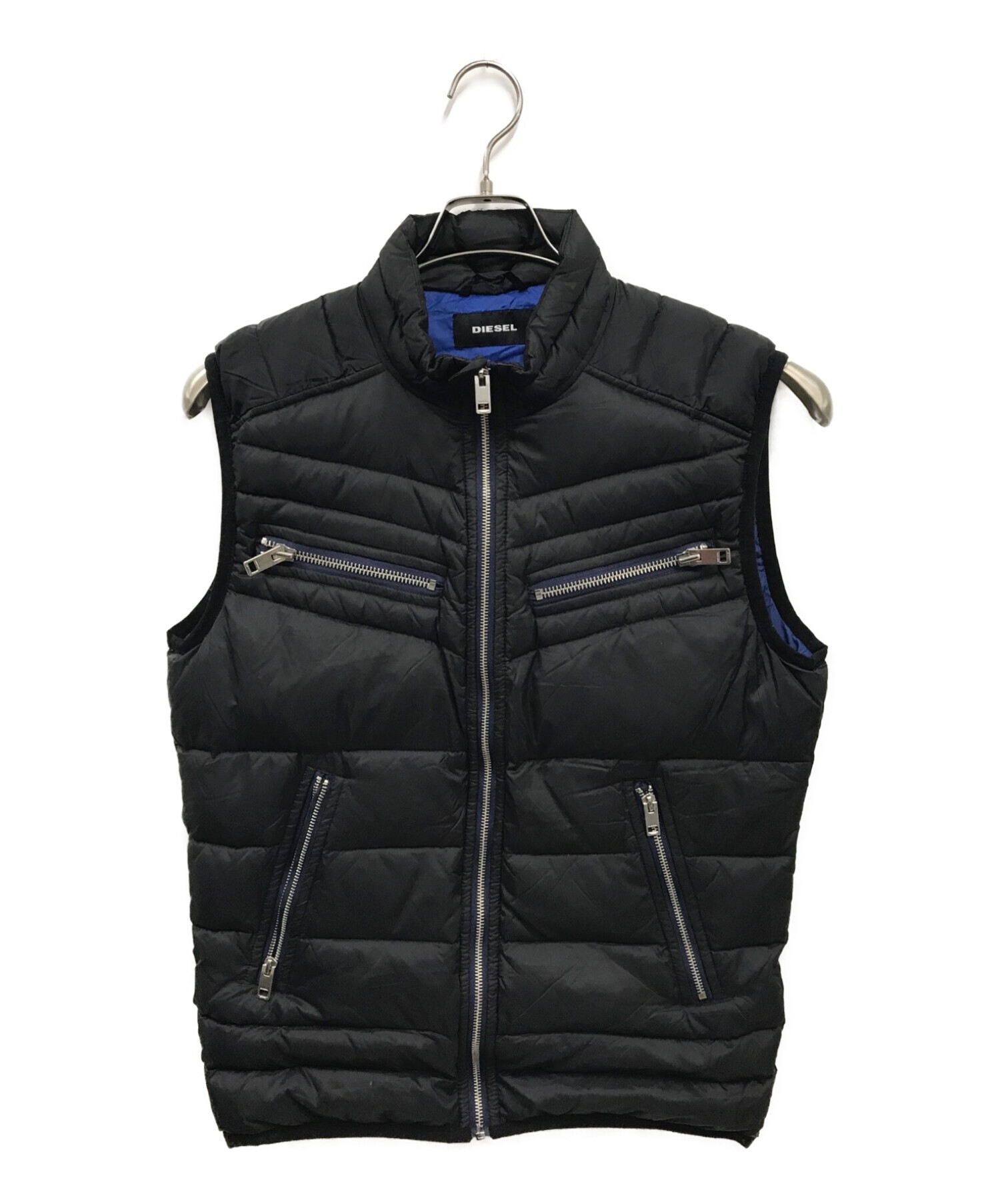 中古・古着通販】DIESEL (ディーゼル) マルチジップダウンベスト