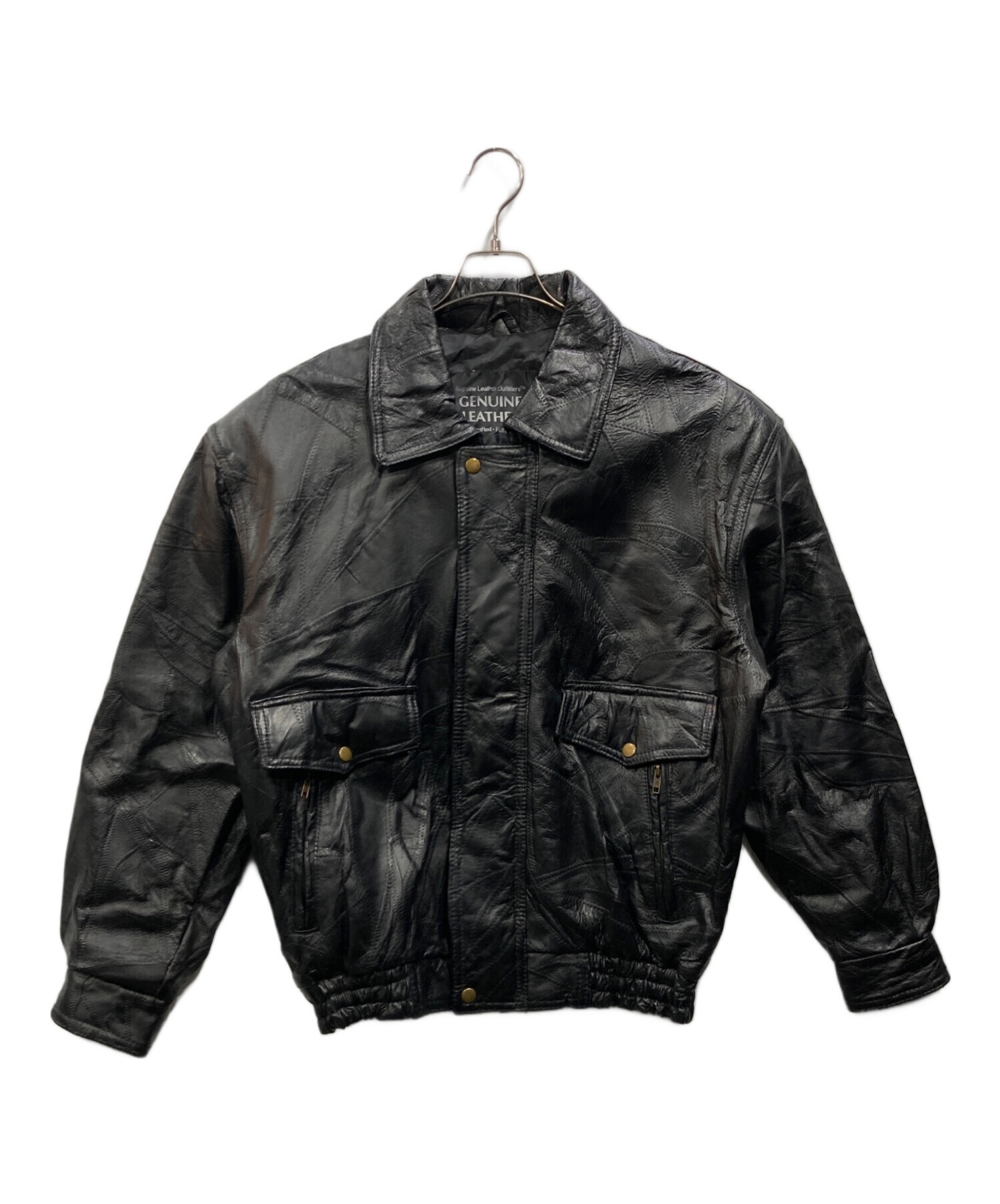 中古・古着通販】USED (ユーズド) パッチワークレザージャケット