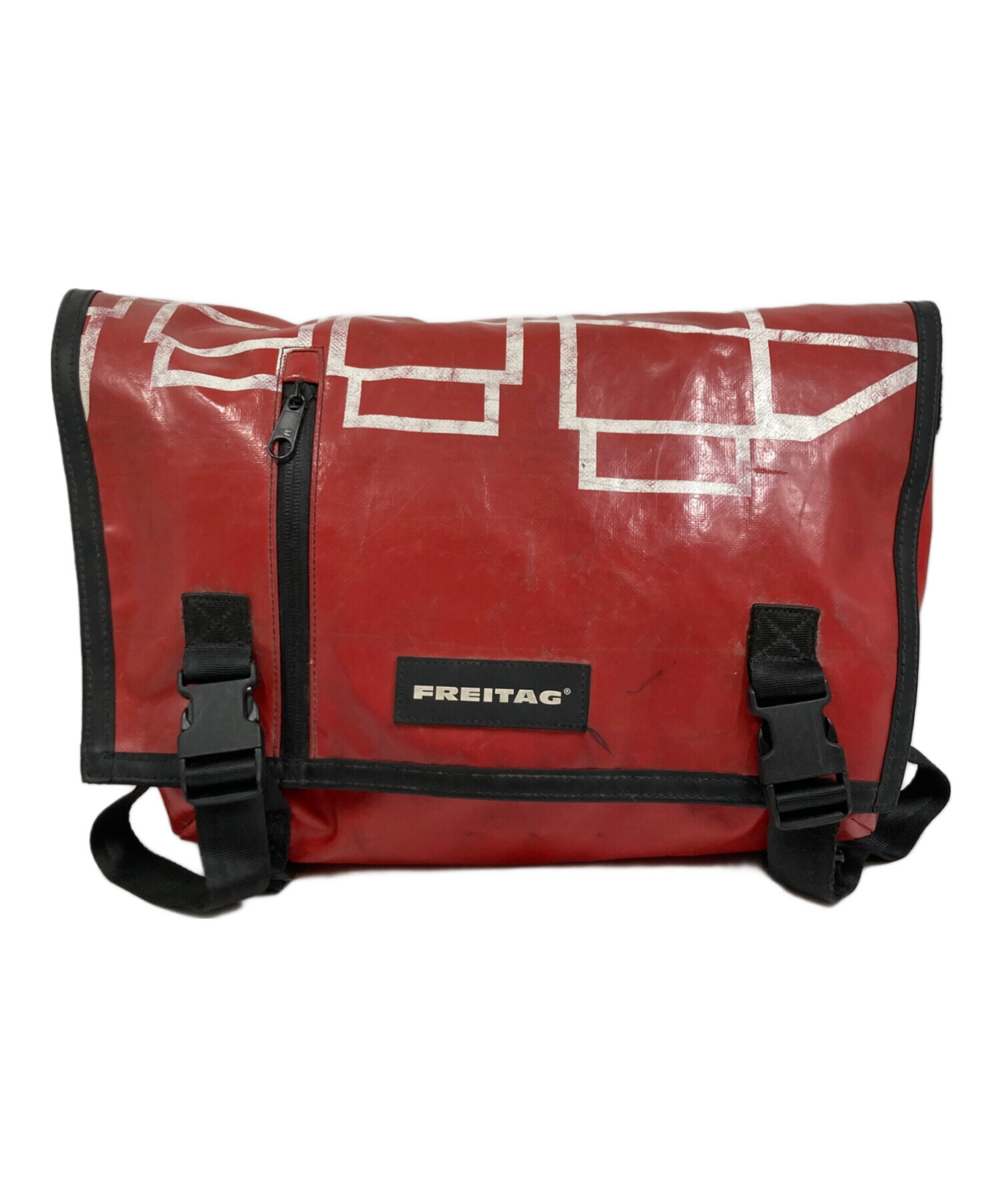 中古・古着通販】FREITAG (フライターグ) メッセンジャーバッグ レッド