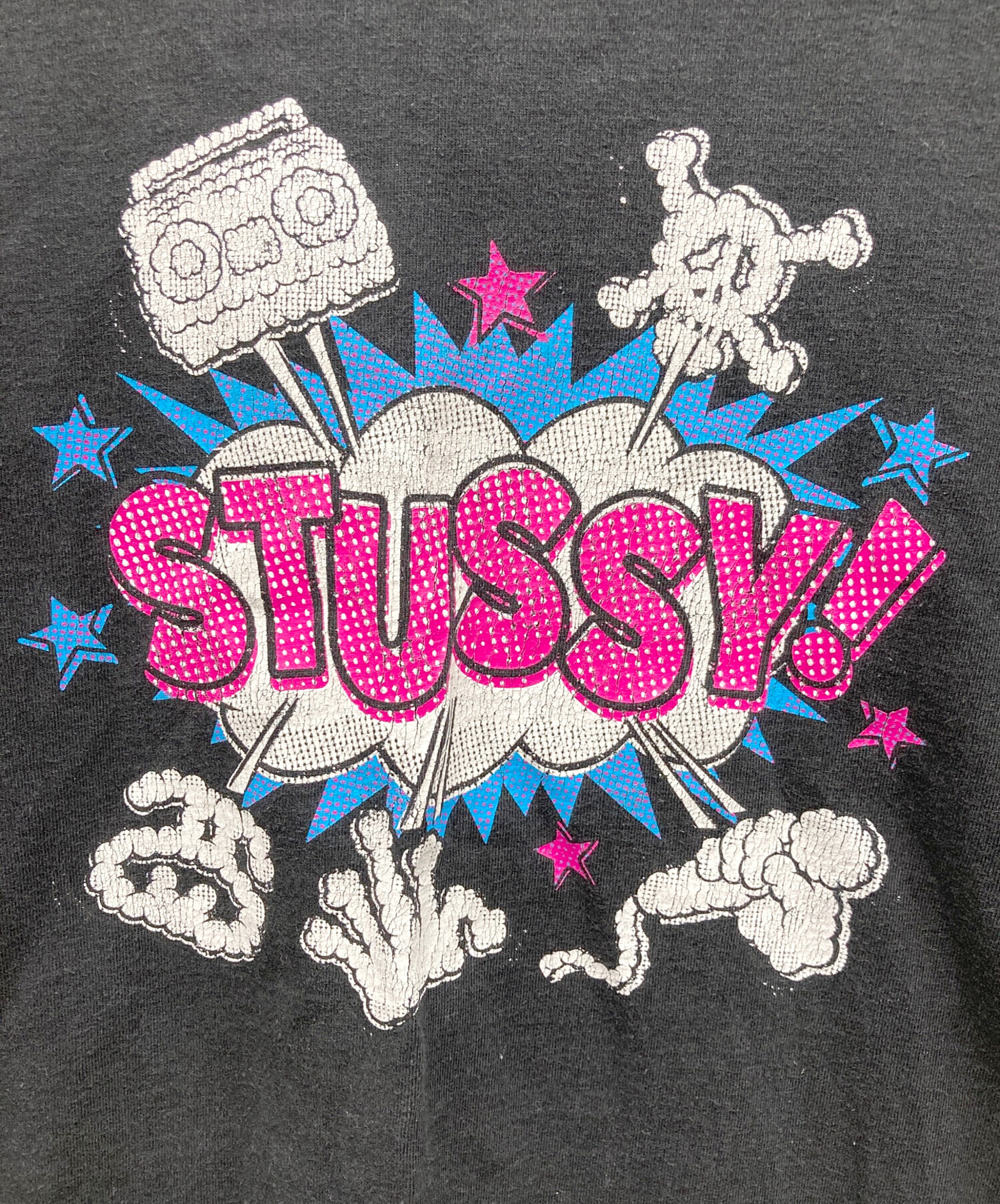 中古・古着通販】stussy (ステューシー) 00s 長袖プリントカットソー