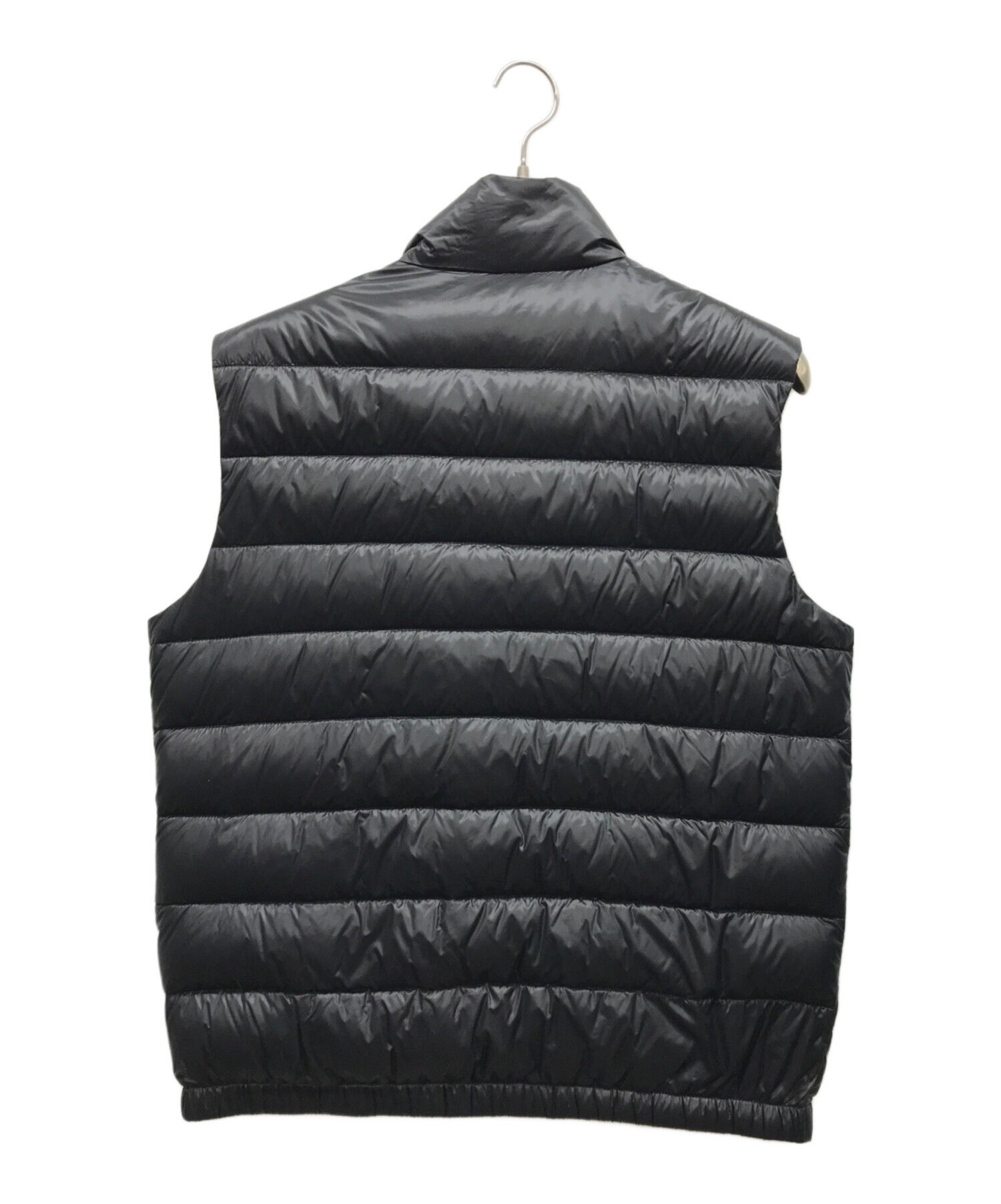 中古・古着通販】PRADA (プラダ) ロゴプレートダウンベスト ブラック