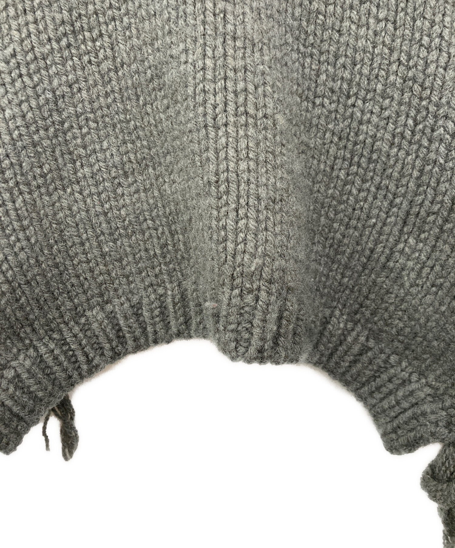 中古・古着通販】HYKE (ハイク) FRINGE SWEATER VEST / フリンジ