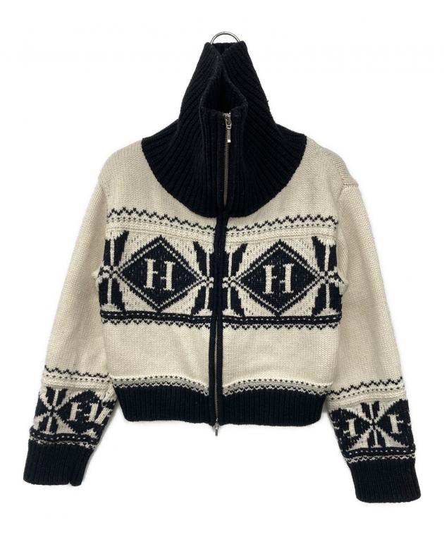 中古・古着通販】HER LIP TO (ハーリップトゥ) H Nordic Knit Zip