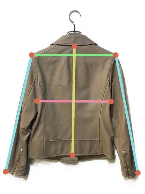 中古・古着通販】23区 (ニジュウサンク) シープレザー ライダース