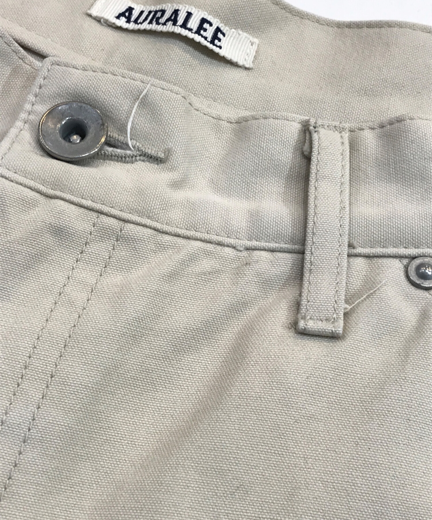中古・古着通販】AURALEE (オーラリー) COTTON OILED CANVAS PANTS