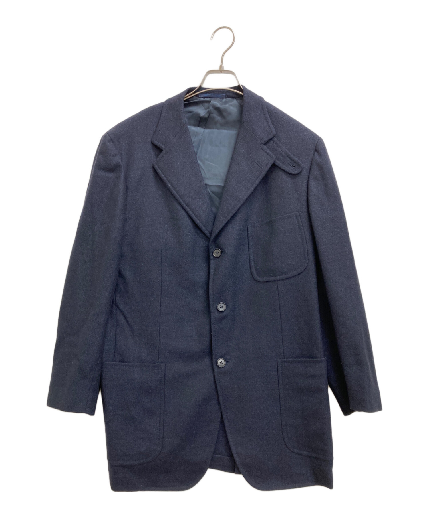 中古・古着通販】ISAIA (イザイア) テーラードジャケット ネイビー