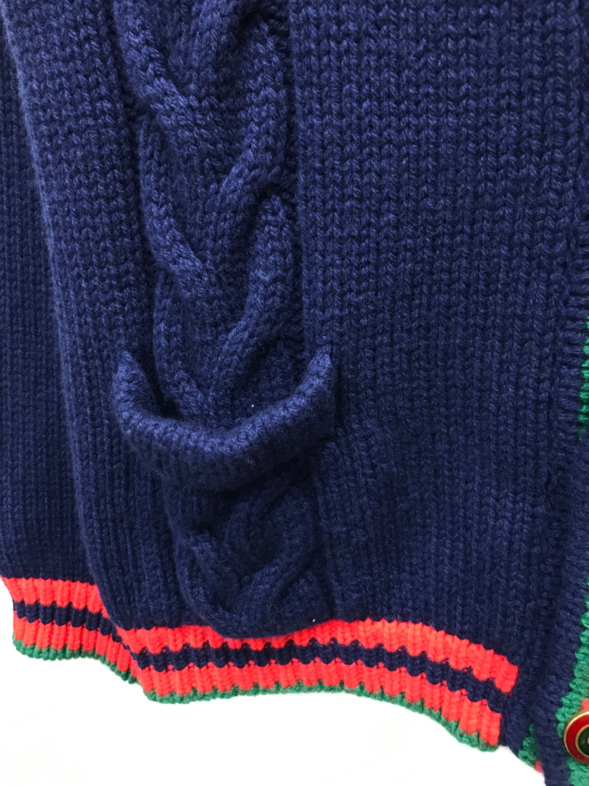 中古・古着通販】GUCCI (グッチ) オーバーサイズ ケーブルニット