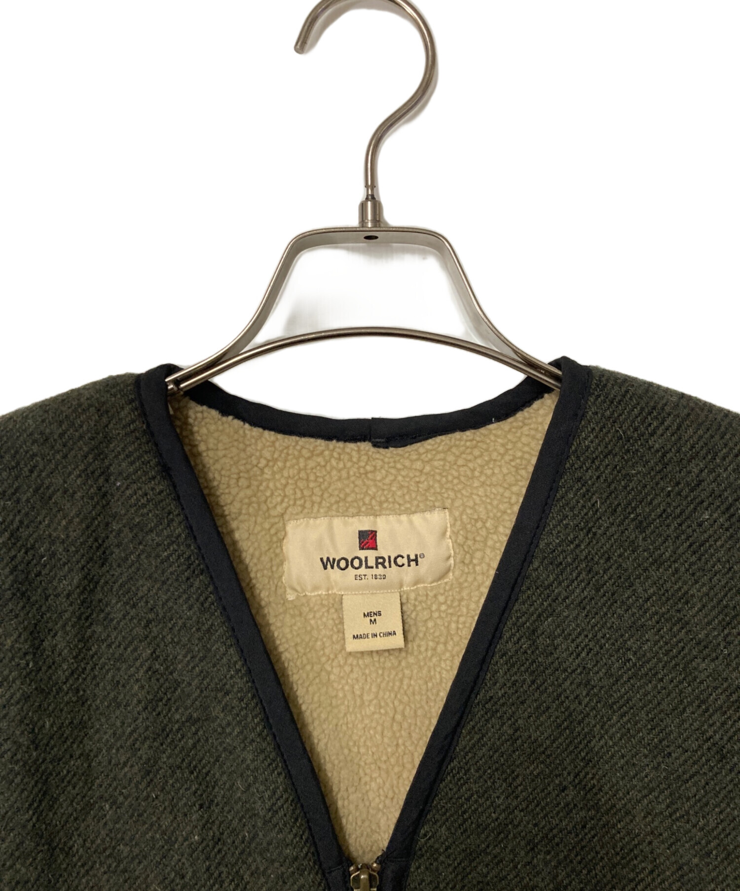 中古・古着通販】WOOLRICH (ウールリッチ) 裏地ボアウールベスト