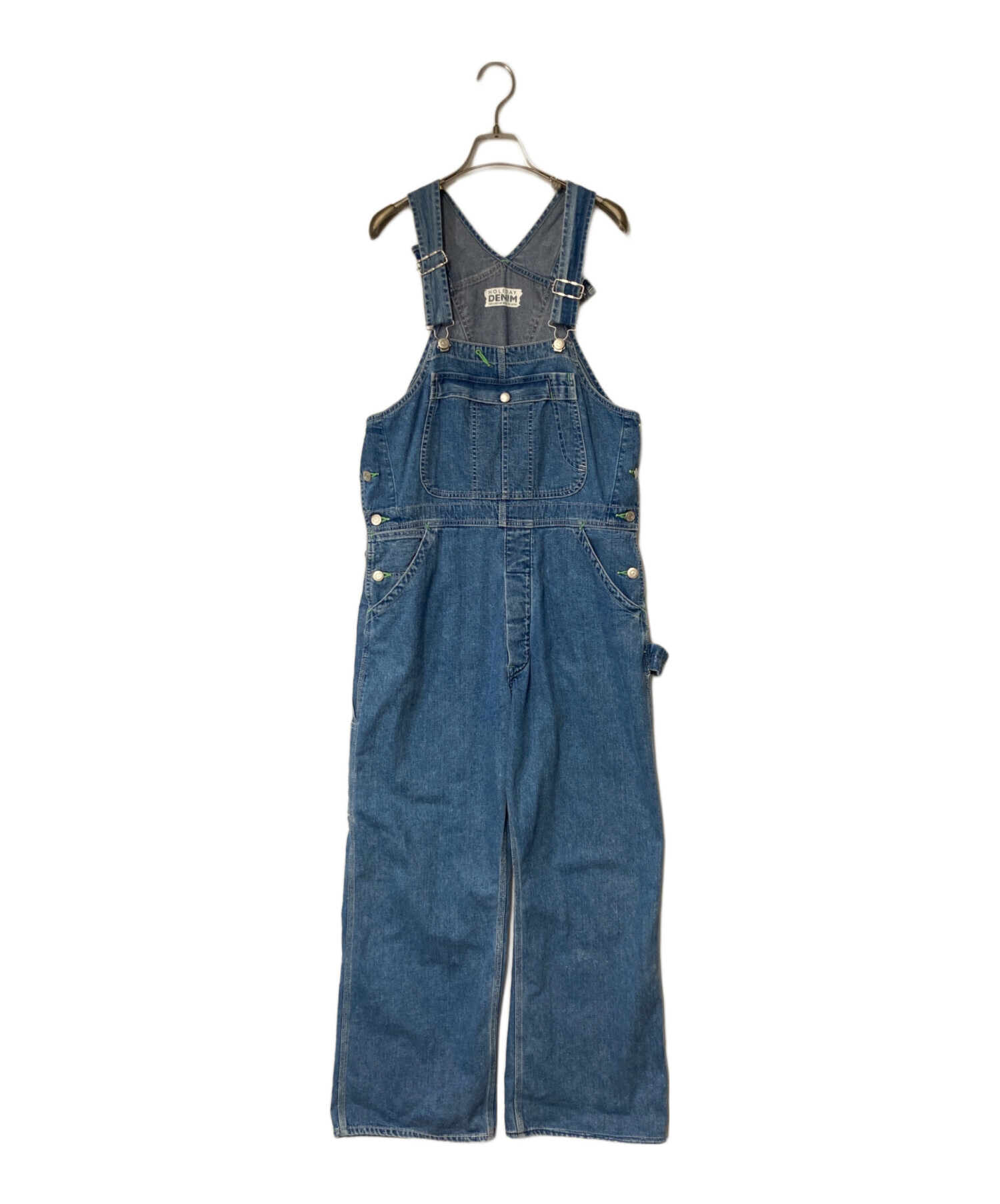 中古・古着通販】holiday (ホリデー) BIG DENIM OVER-ALL インディゴ