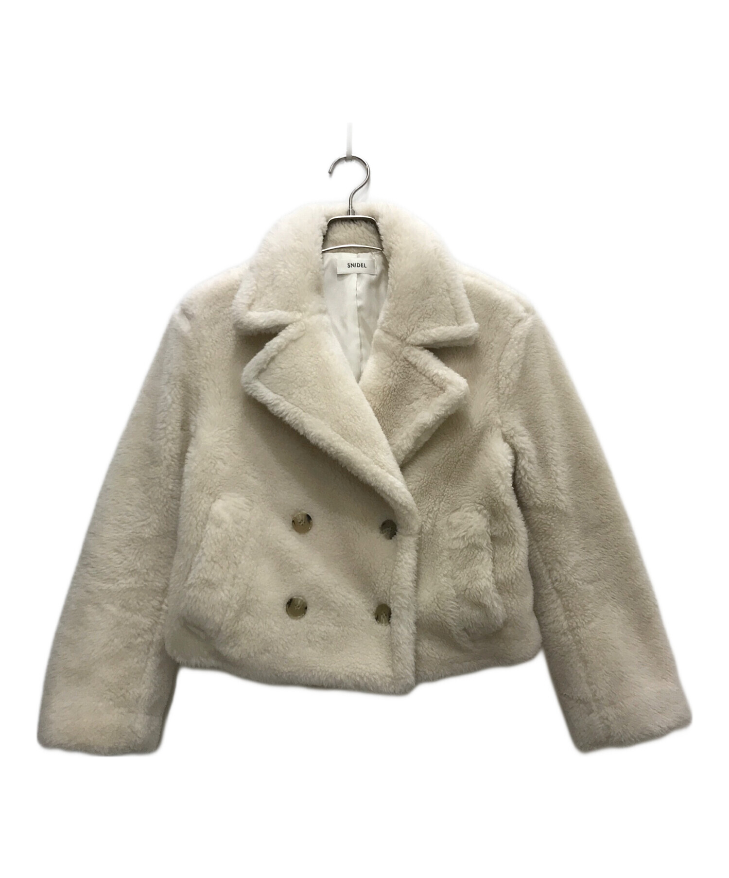 中古・古着通販】Snidel (スナイデル) ボアショートジャケットコート