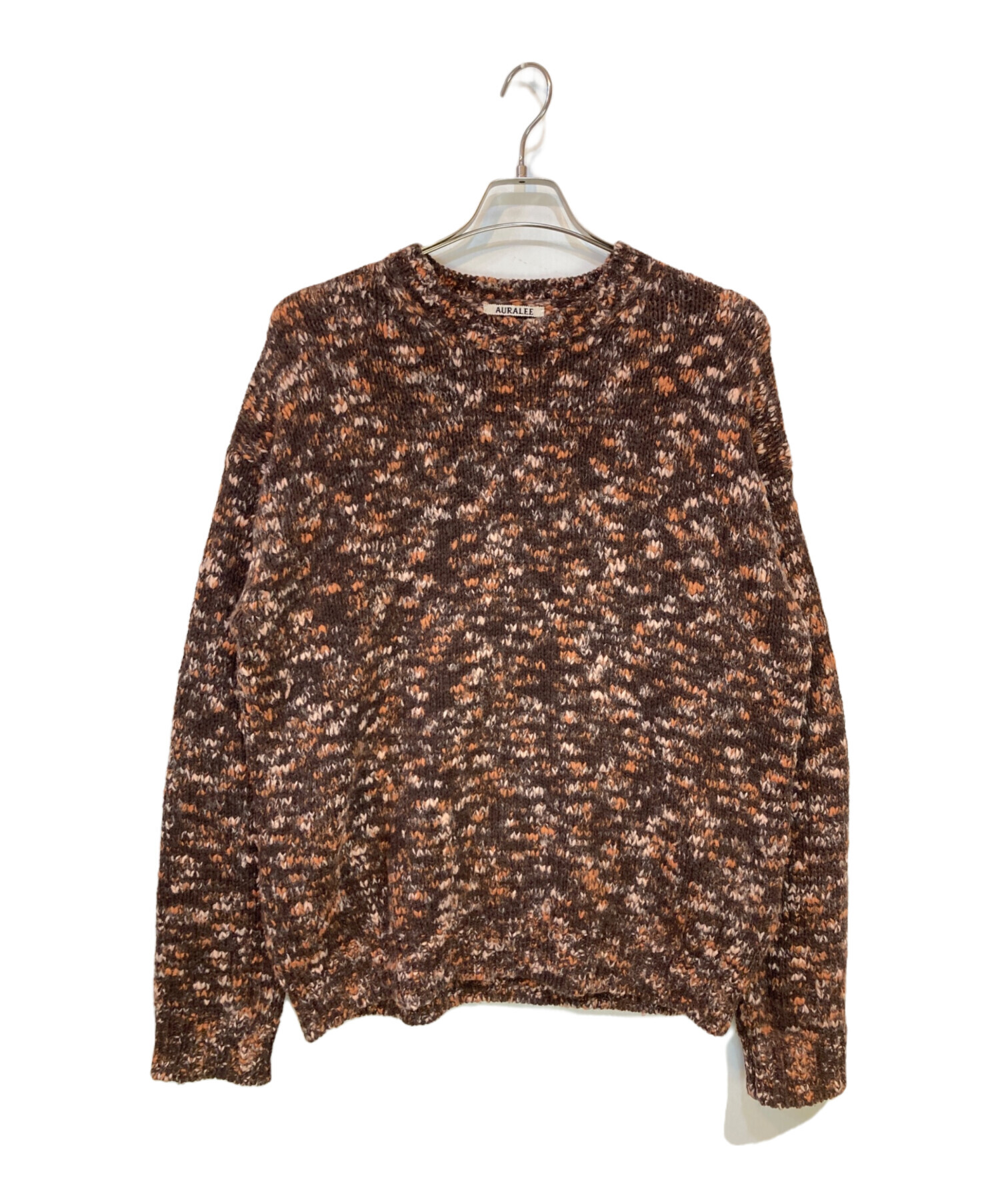 中古・古着通販】AURALEE (オーラリー) WOOL MIX COLOR SLUB YARN KNIT