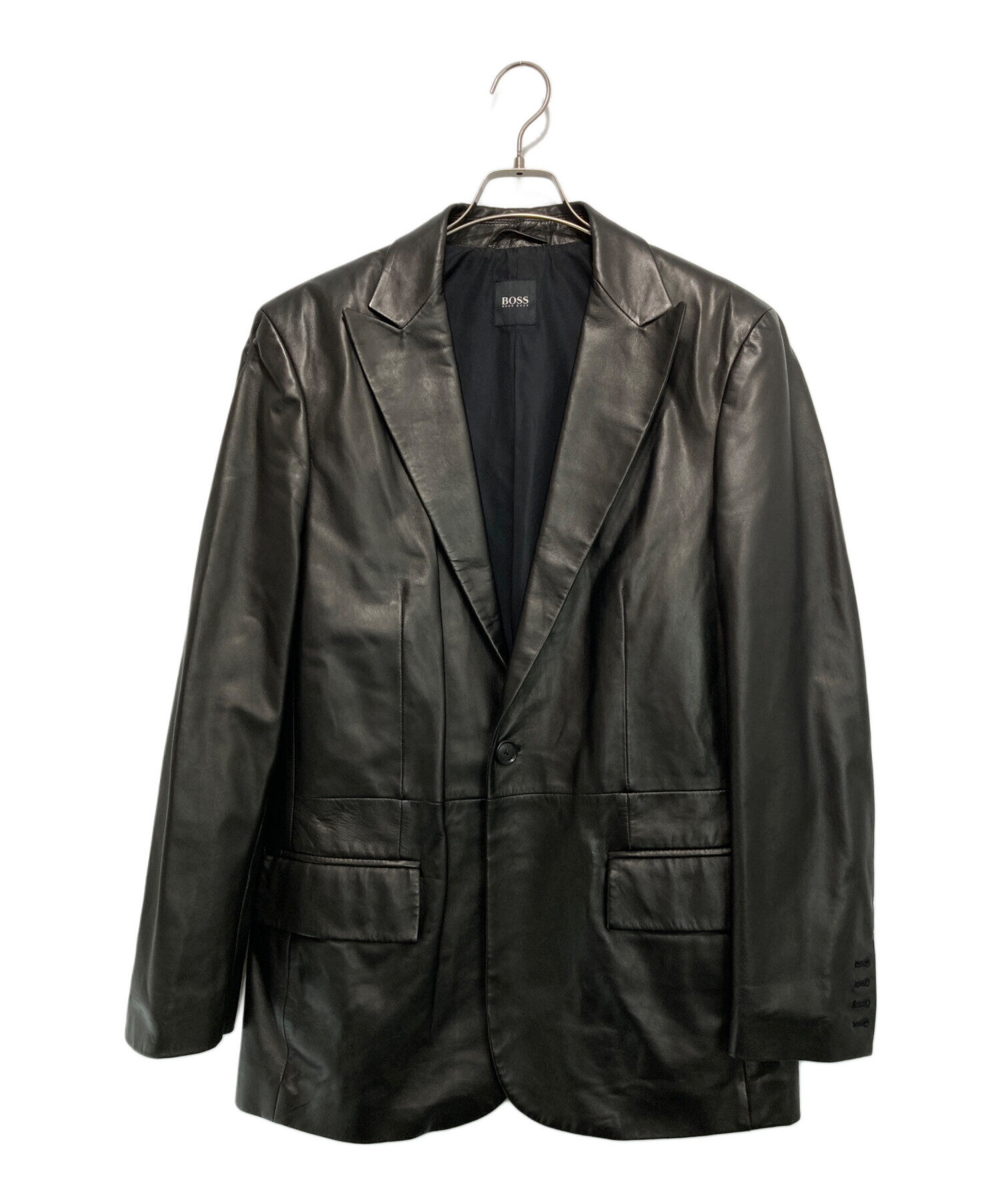 中古・古着通販】HUGO BOSS (ヒューゴ ボス) レザーテーラード