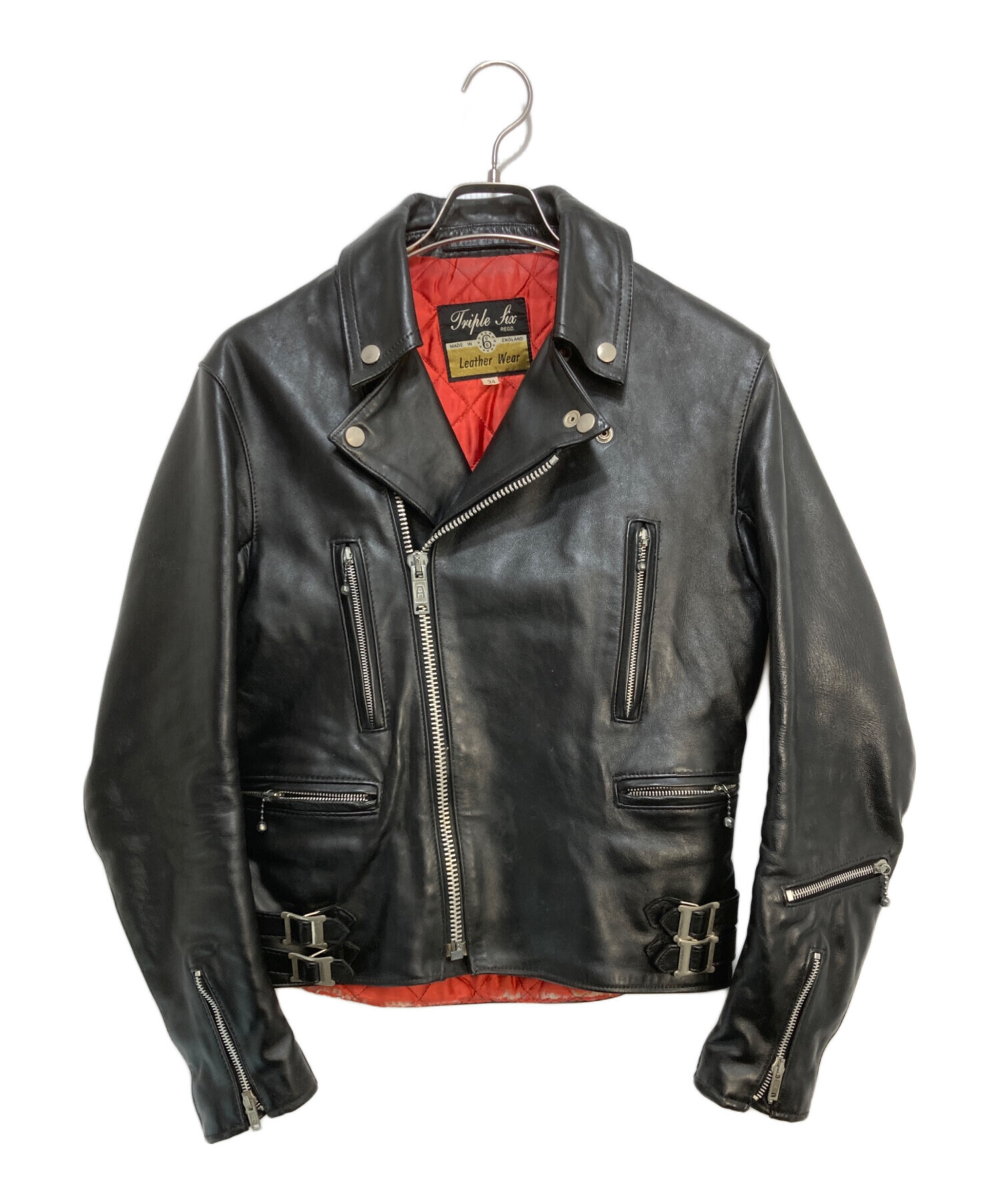 中古・古着通販】666 LEATHER WEAR (666レザーウェア) ダブル