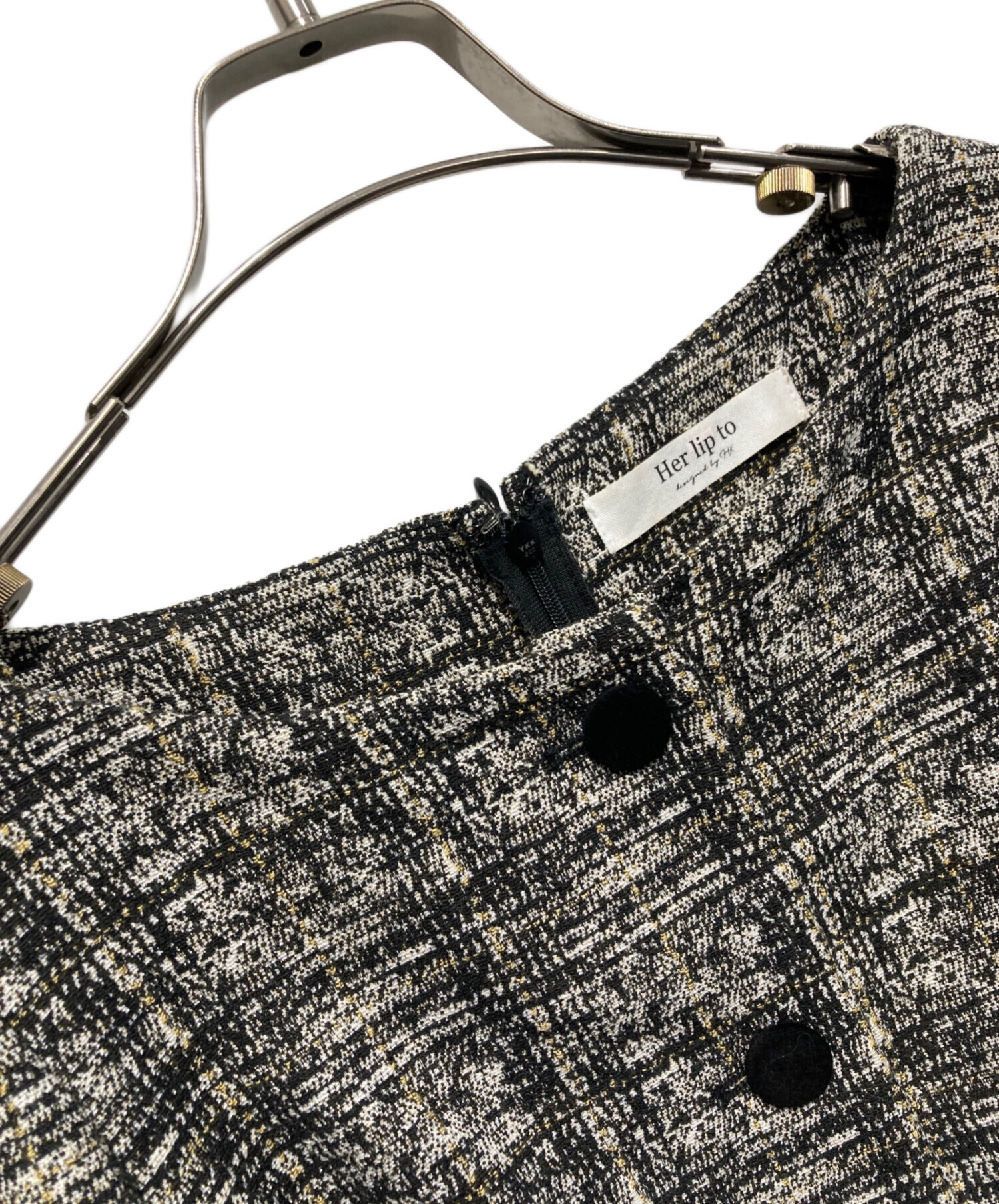 Classic Tweed Midi Dress Herlipto Herlipto Classic Tweed Midi