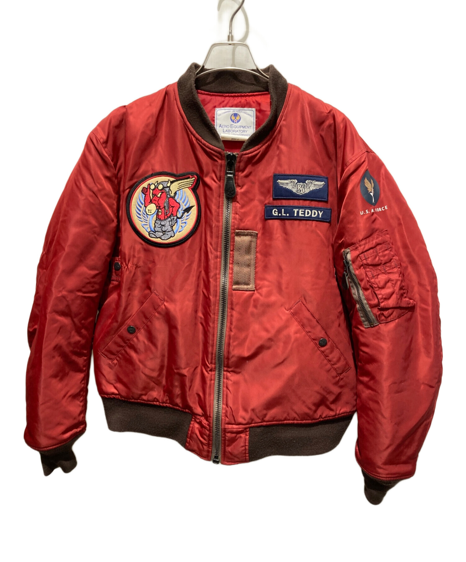 中古・古着通販】TED MAN (テッドマン) MA-1ジャケット レッド サイズ