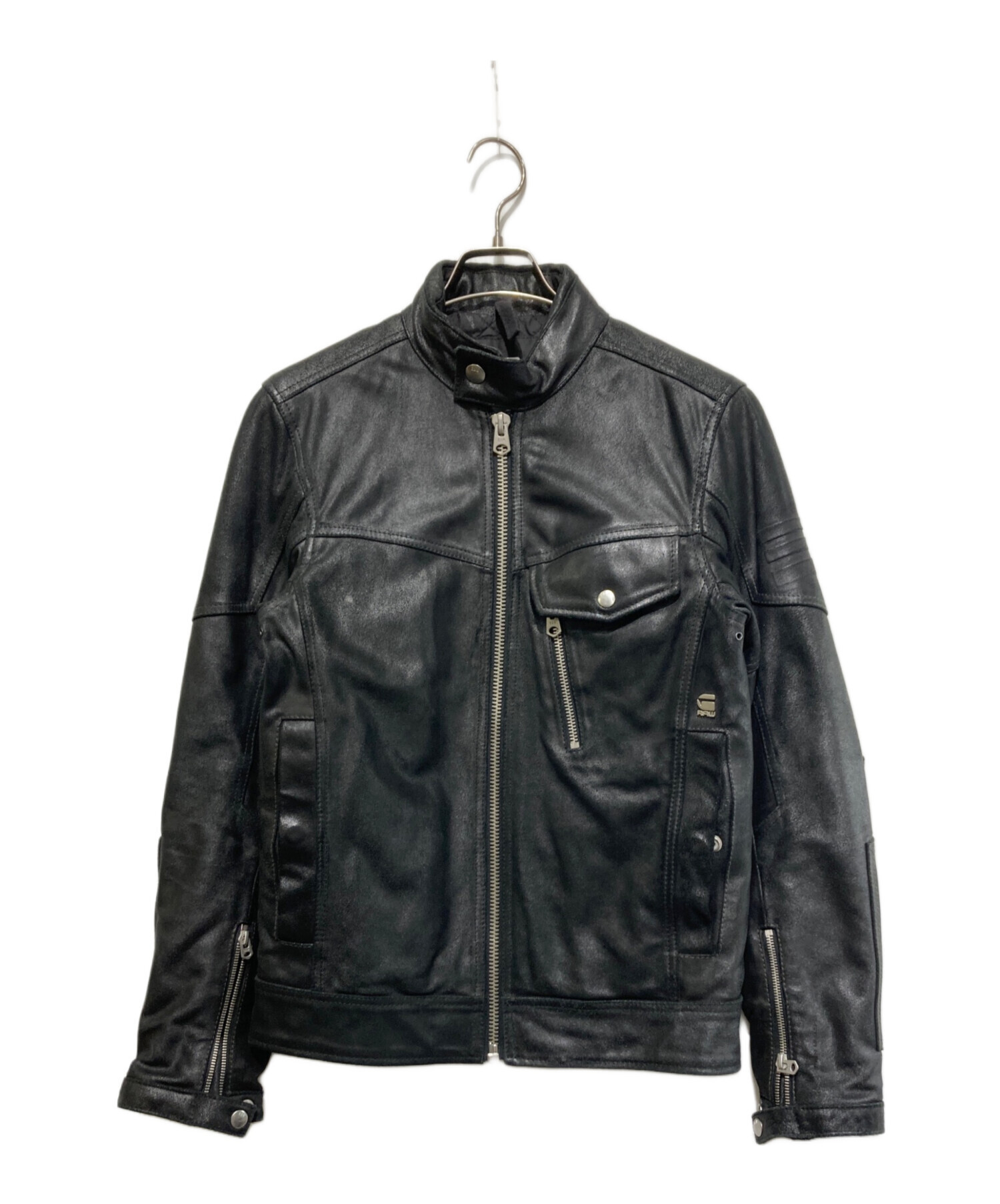 中古・古着通販】G-STAR RAW (ジースターロゥ) レザーライダース