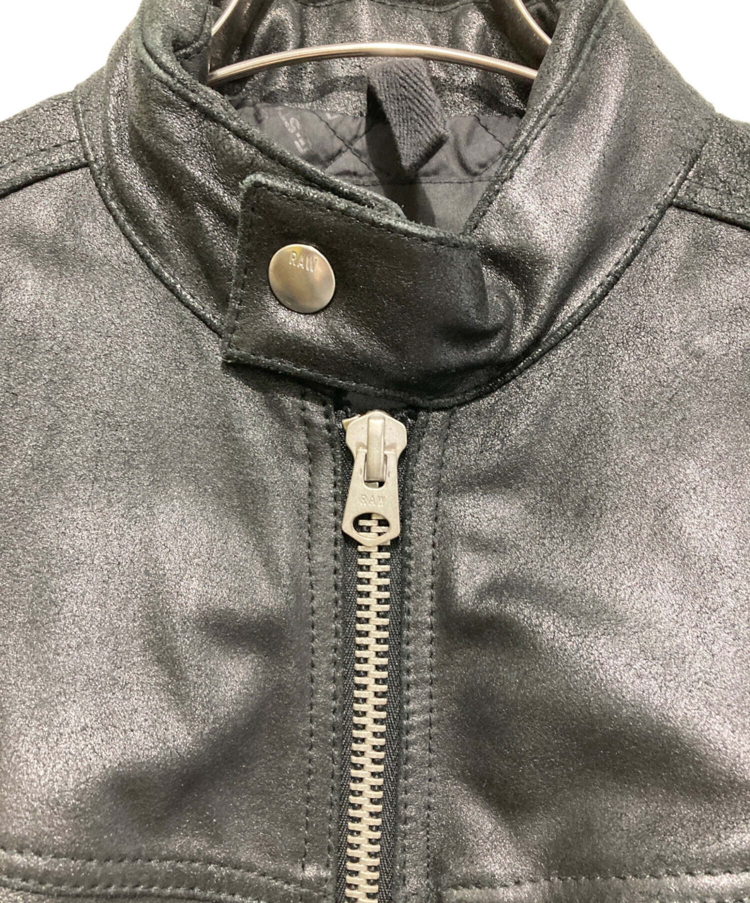 中古・古着通販】G-STAR RAW (ジースターロゥ) レザーライダース