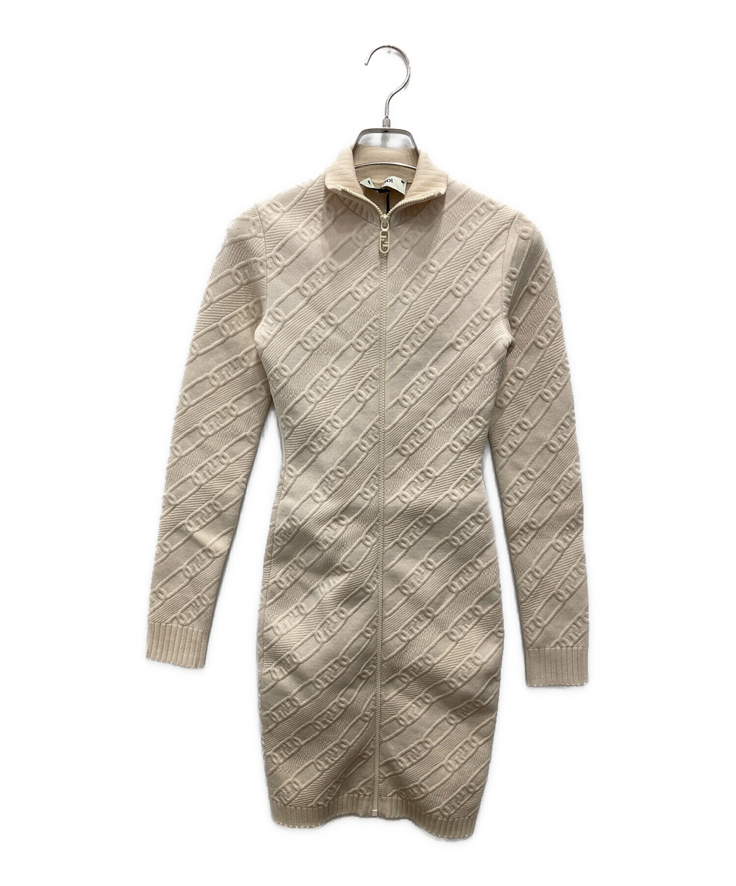 中古・古着通販】FENDI (フェンディ) Zipped Knit Dress/ジップ ニット