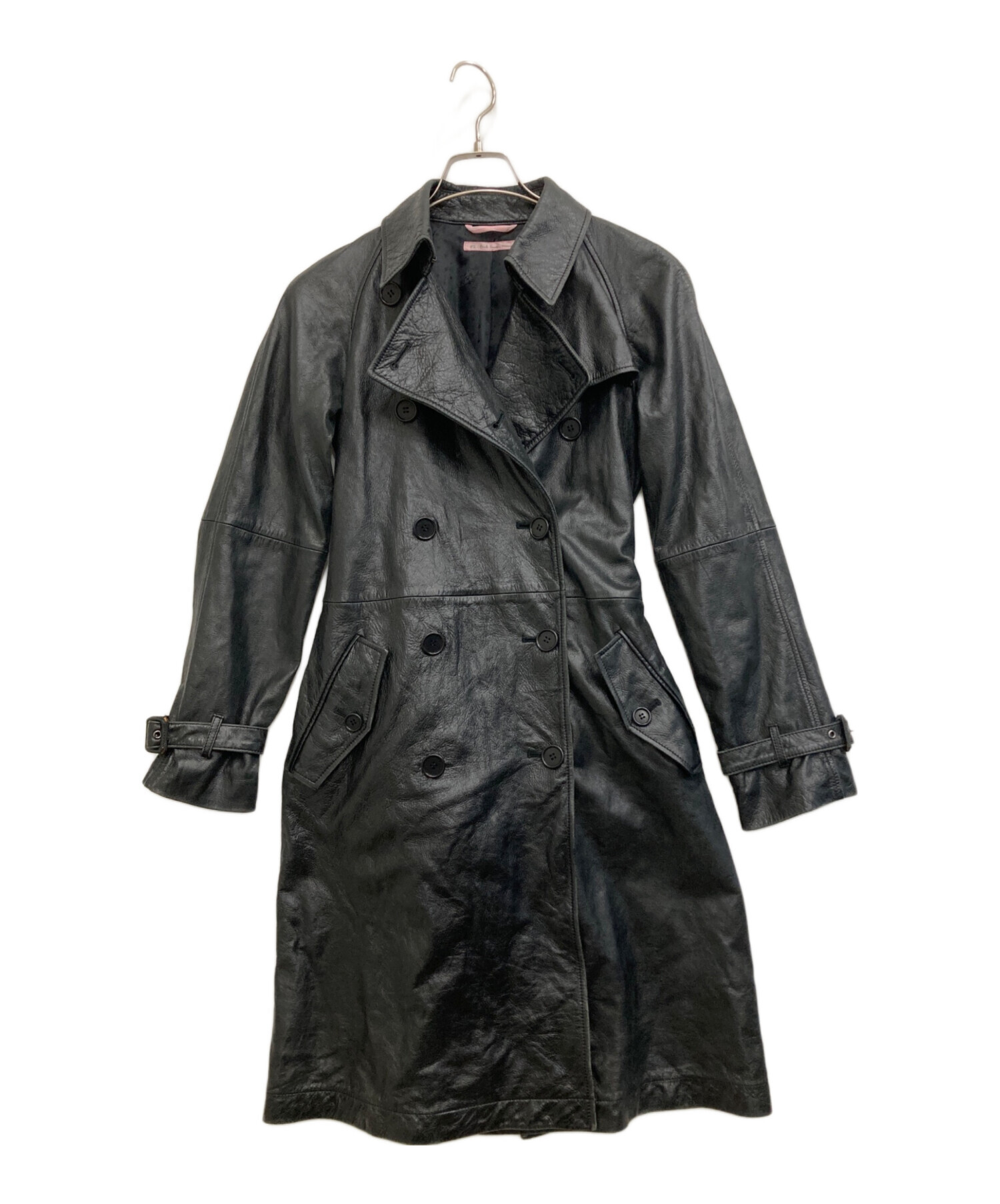 中古・古着通販】PAUL SMITH (ポールスミス) レザートレンチコート