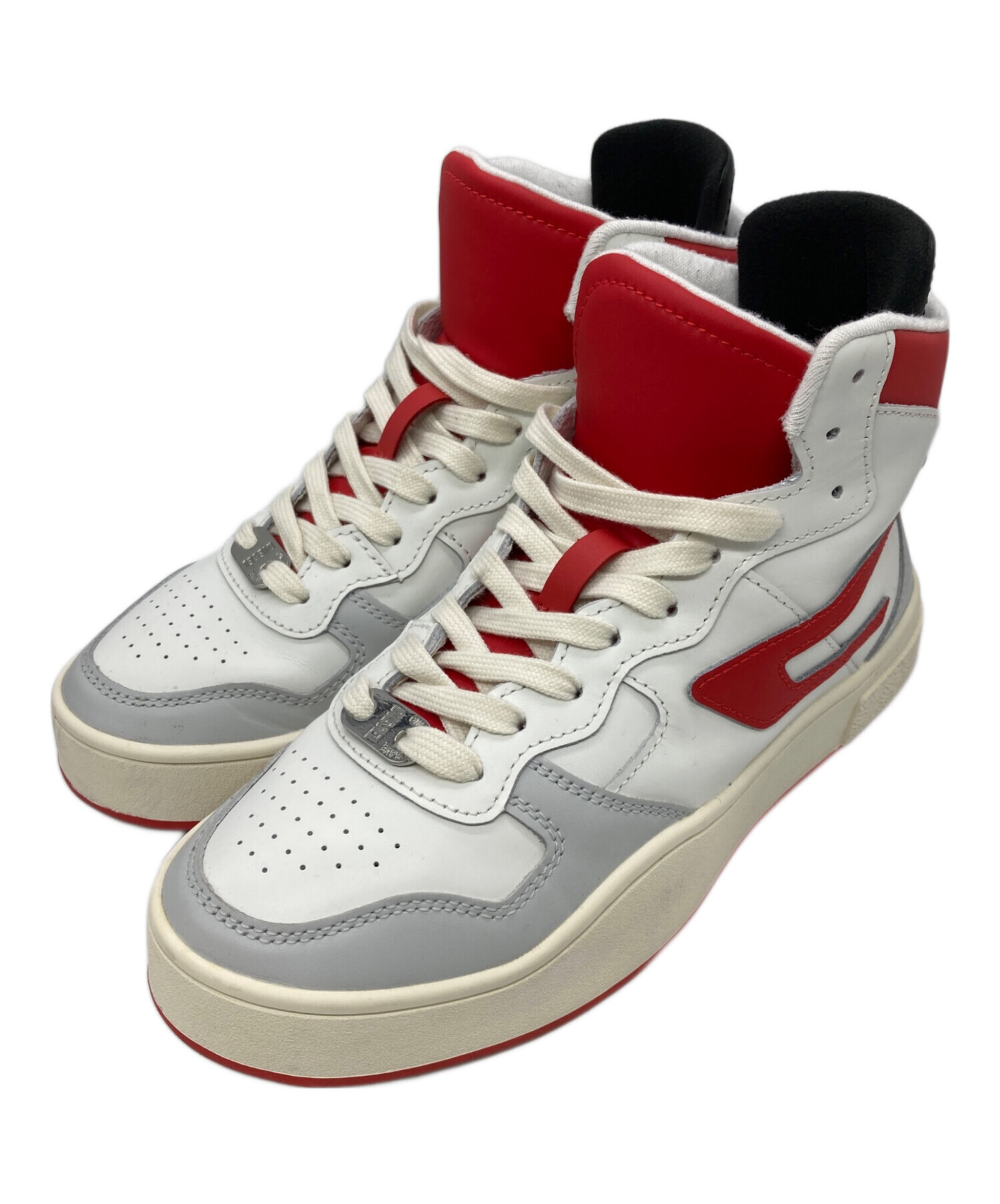 中古・古着通販】DIESEL (ディーゼル) S-UKIYO MID ホワイト×レッド