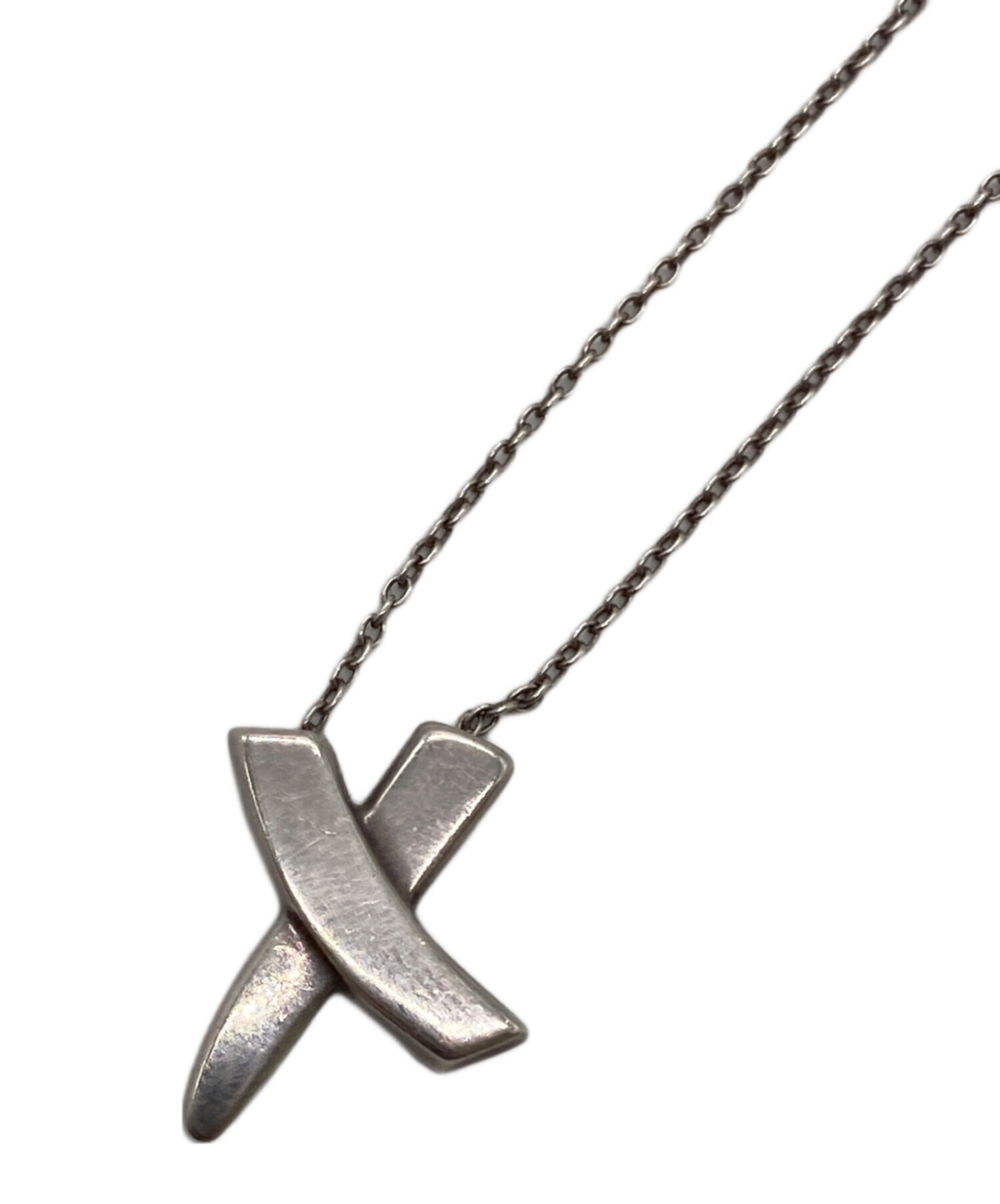 中古・古着通販】Tiffany & Co. (ティファニー) キスクロスネックレス