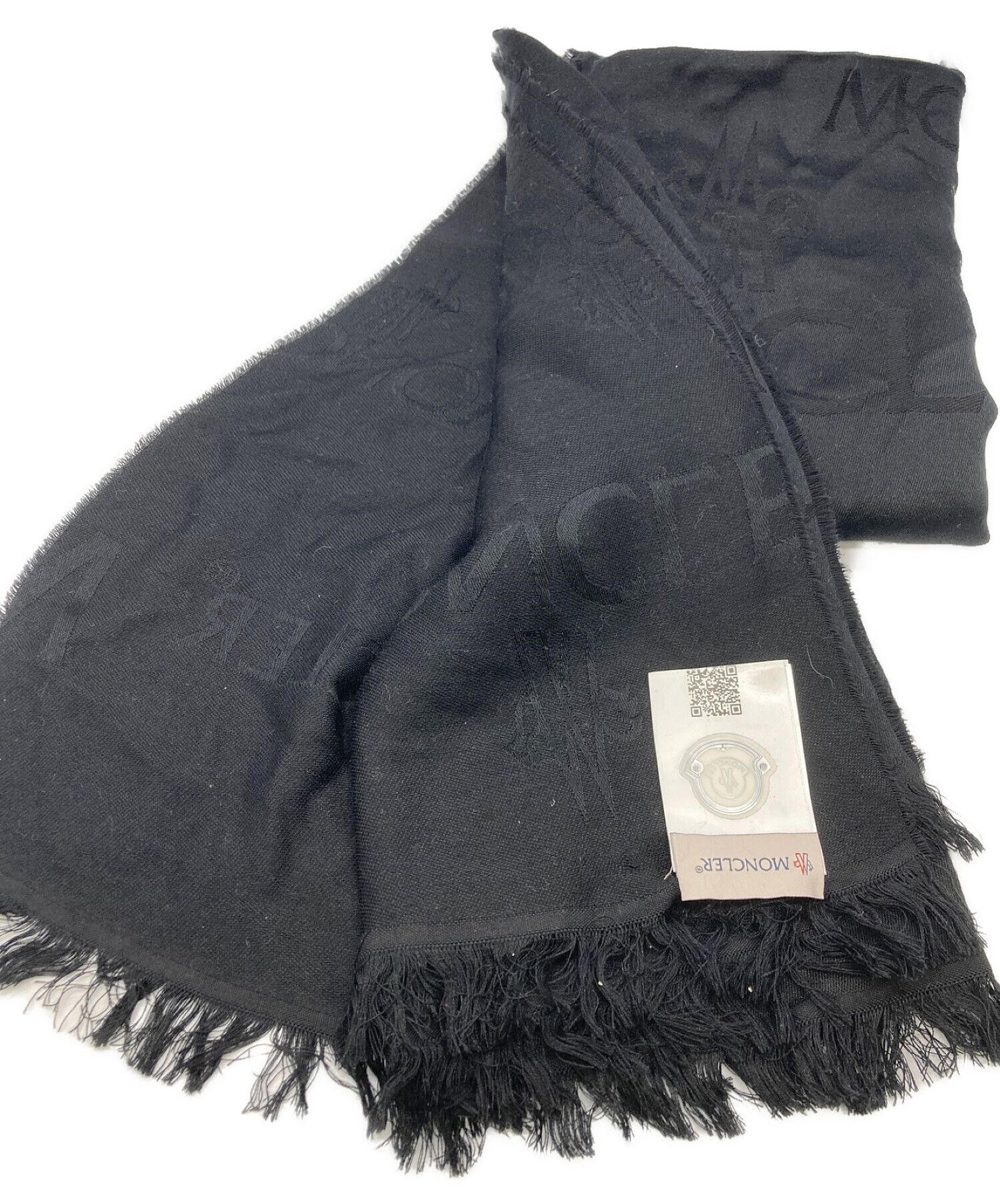 中古・古着通販】MONCLER (モンクレール) マフラー ブラック｜ブランド