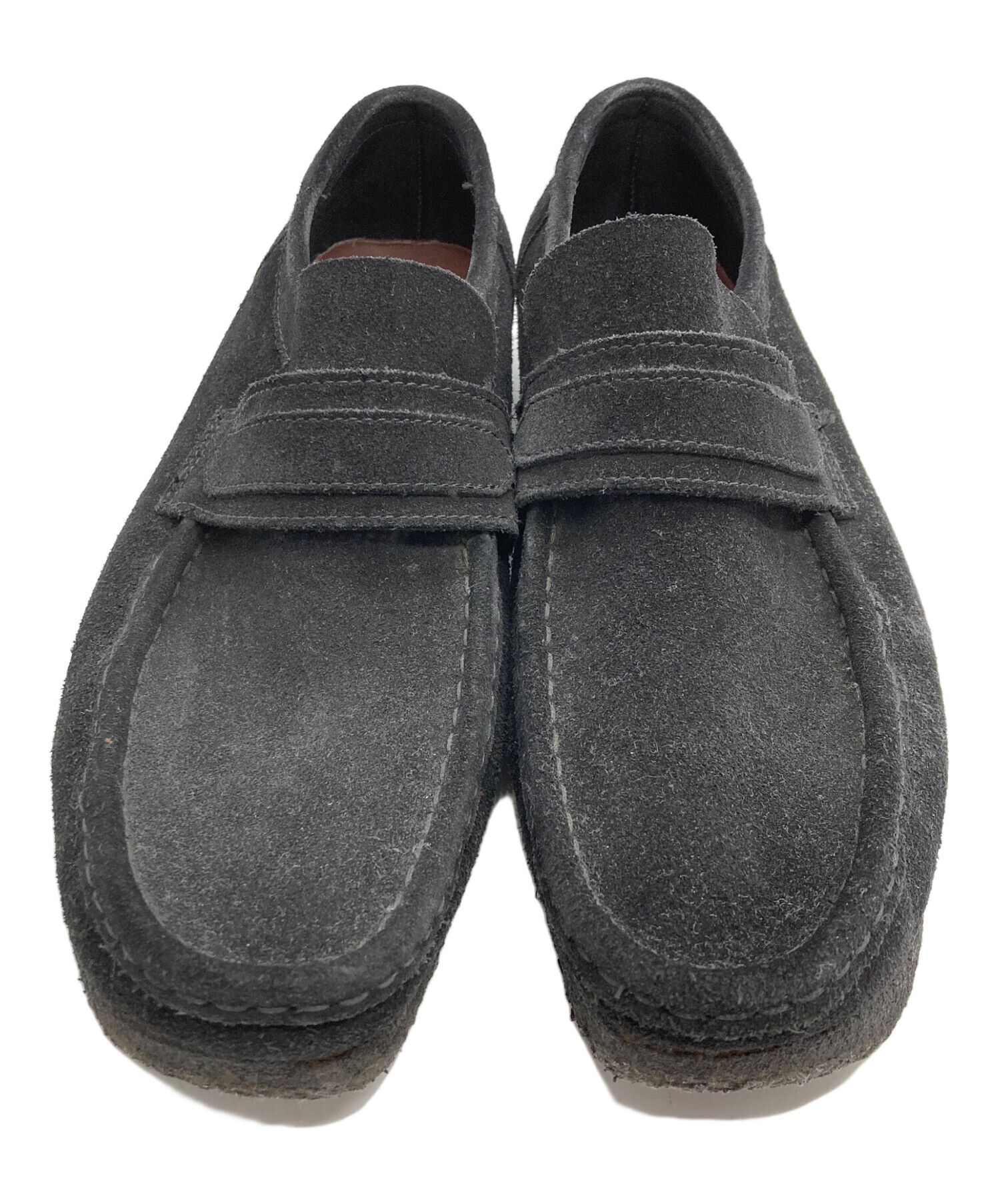 中古・古着通販】CLARKS (クラークス) ワラビーローファー ブラック