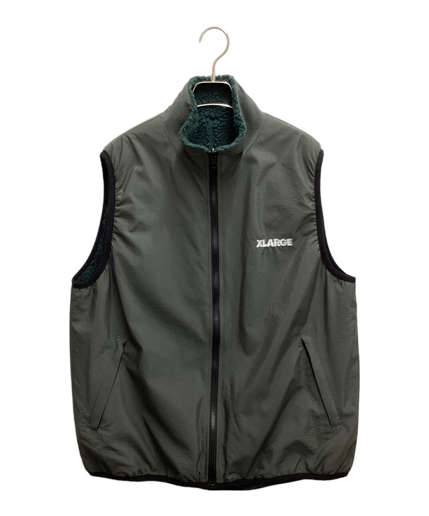 中古・古着通販】X-LARGE (エクストララージ) REVERSIBLE BOA VEST