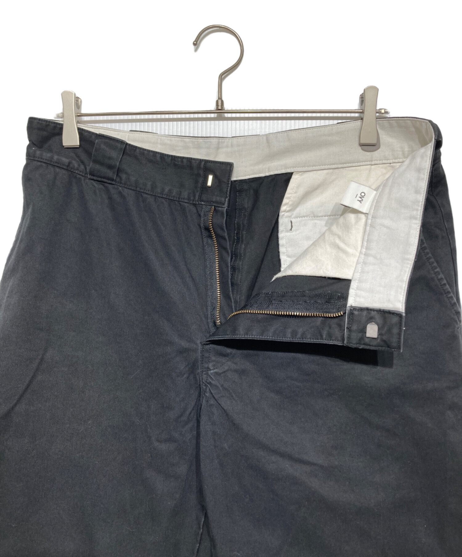 中古・古着通販】OVY (オヴィー) standard cotton work pants ブラック