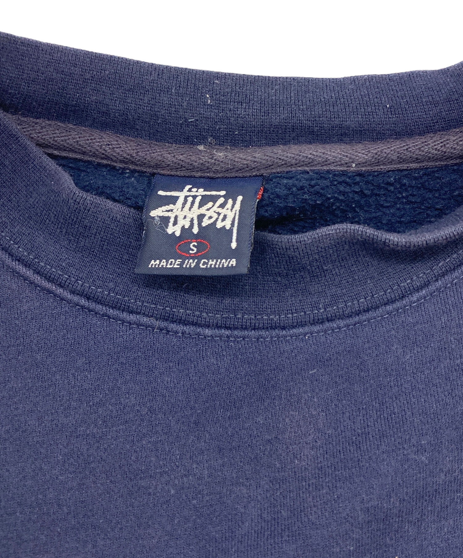 中古・古着通販】stussy (ステューシー) 90's ロゴスウェット ネイビー