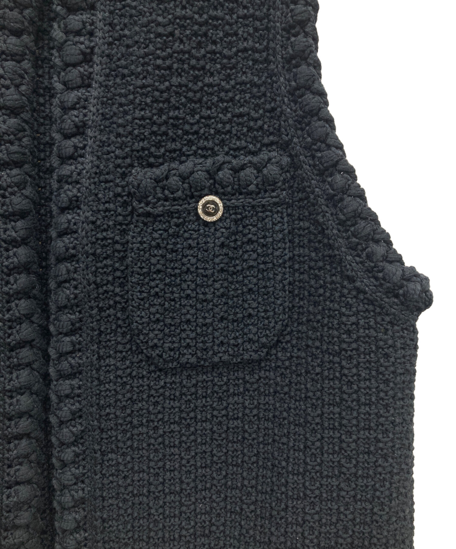 中古・古着通販】CHANEL (シャネル) 22SS ココボタンコットンニット