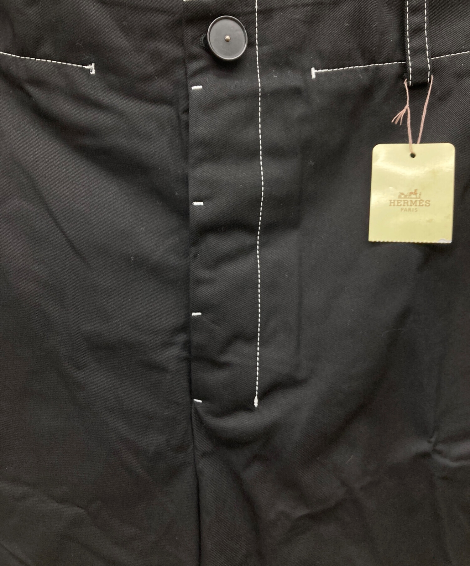 中古・古着通販】HERMES (エルメス) コットンショートパンツ ブラック