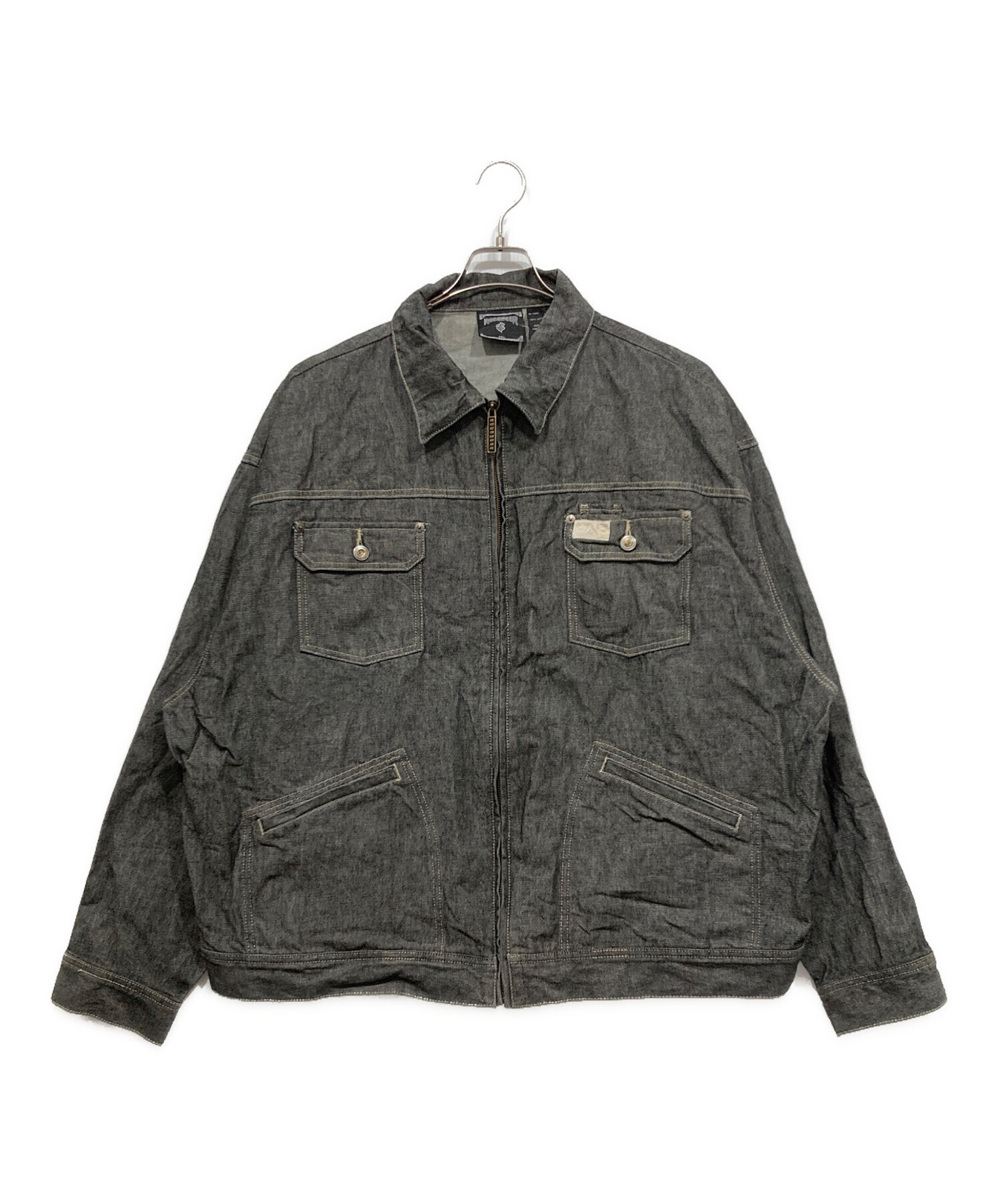 中古・古着通販】ROCA WEAR (ロカウェア) デニムジャケット グレー