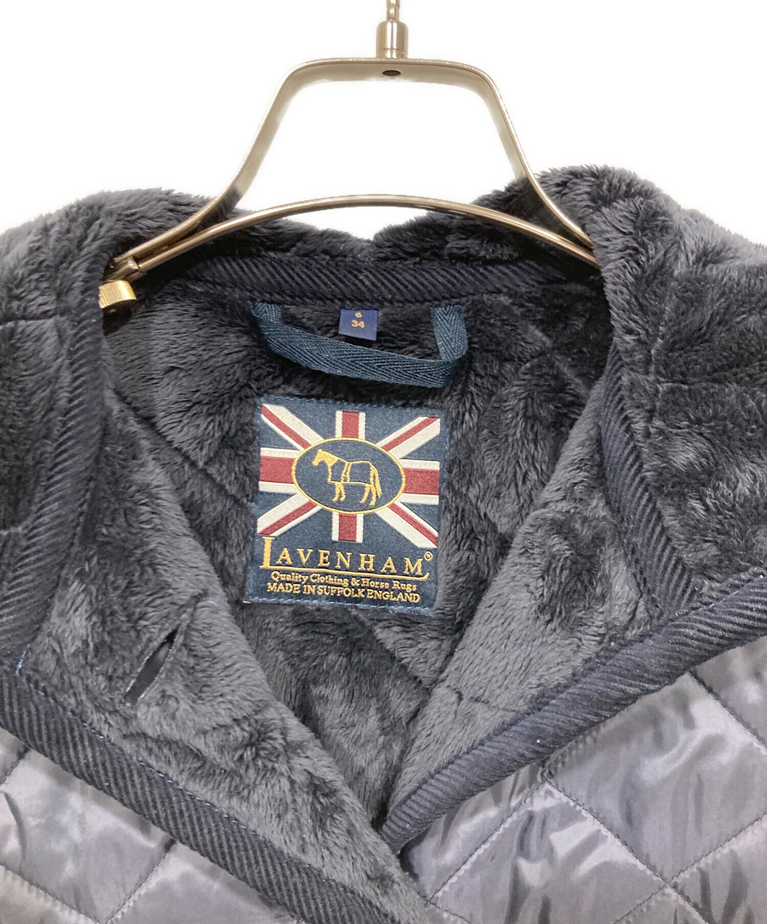 中古・古着通販】LAVENHAM (ラベンハム) 裏ボアキルティングコート