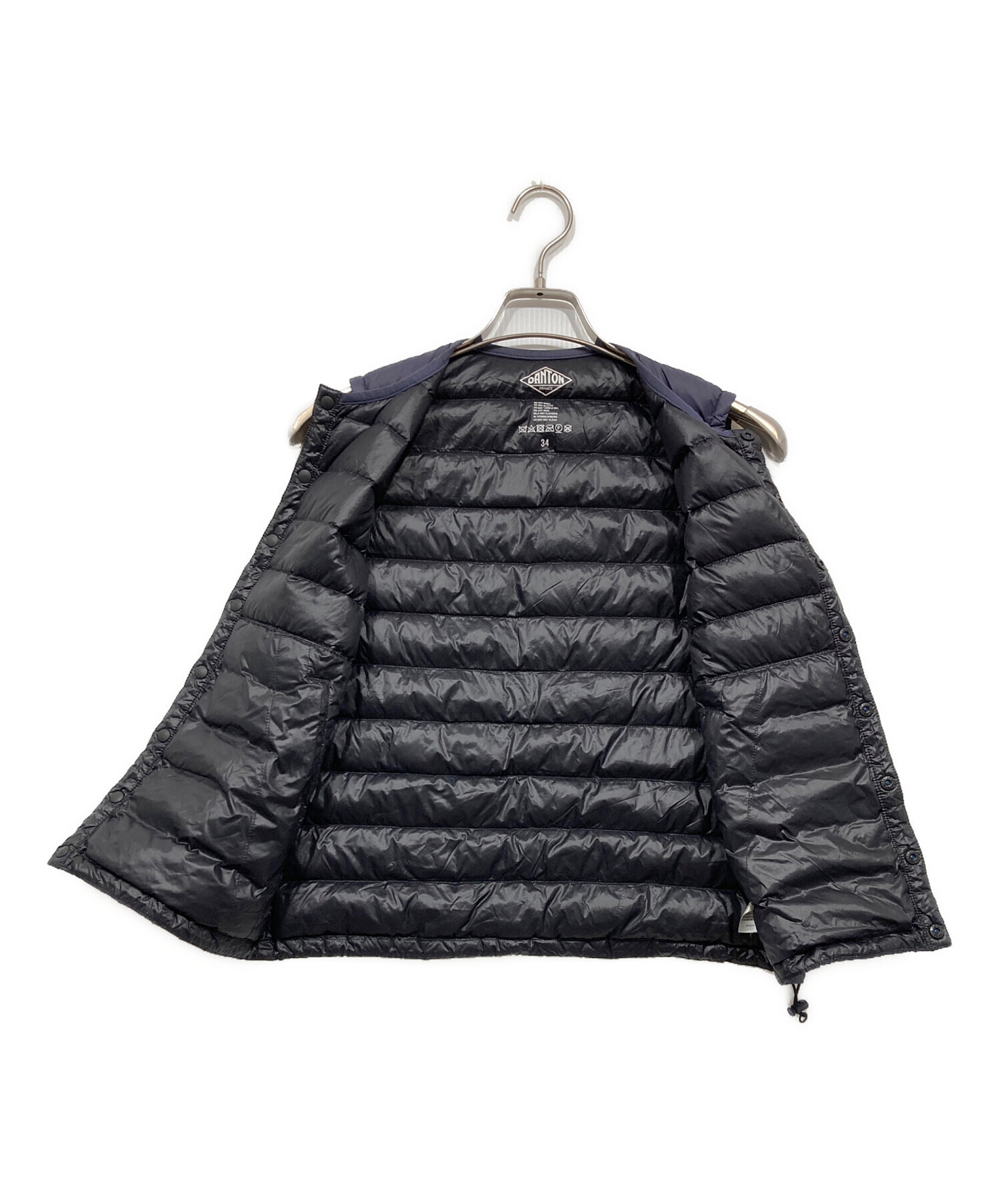 中古・古着通販】DANTON (ダントン) インナーダウンベスト ネイビー