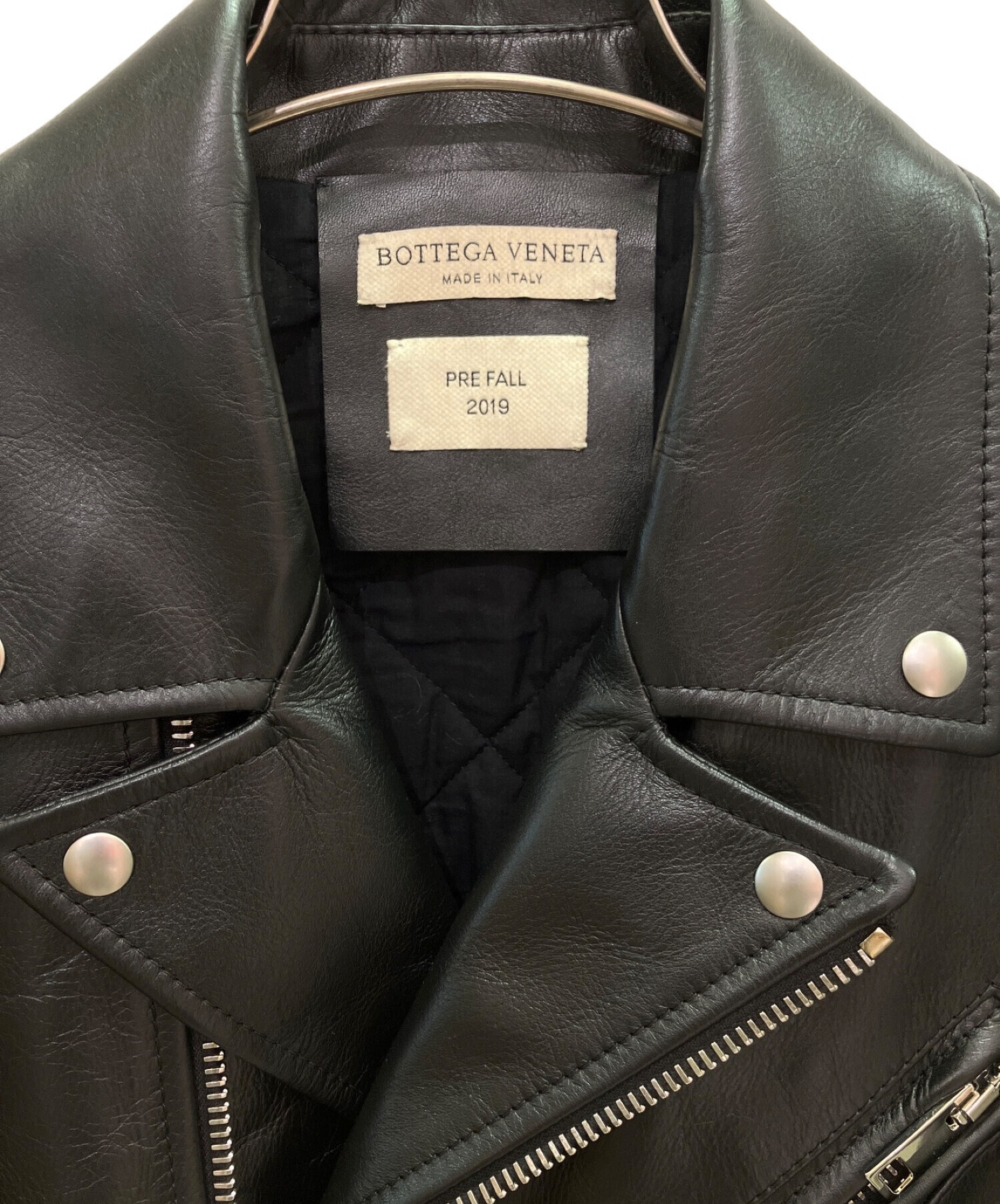 中古・古着通販】BOTTEGA VENETA (ボッテガベネタ) カーフレザーダブル