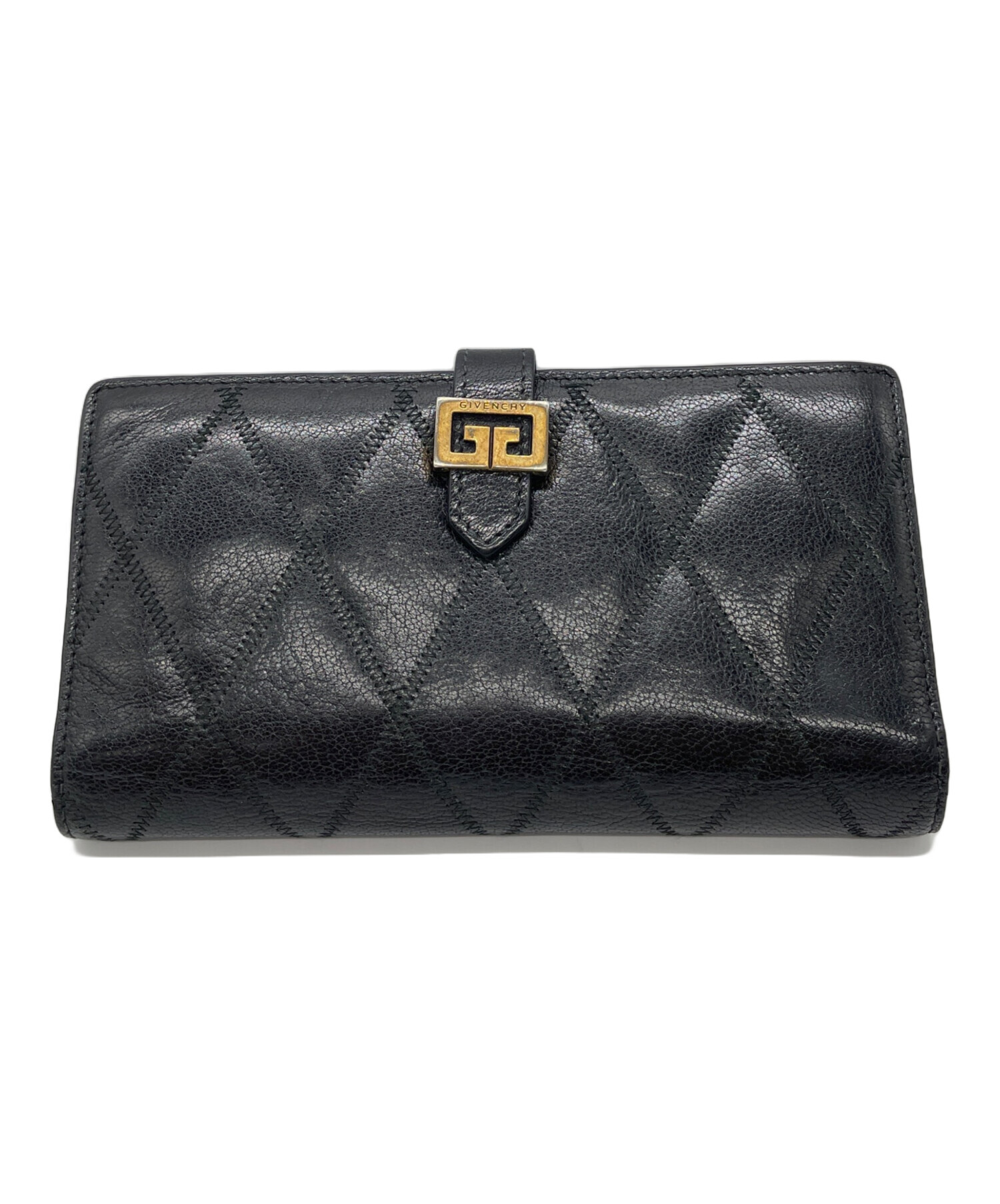 中古・古着通販】GIVENCHY (ジバンシィ) 長財布 ブラック｜ブランド